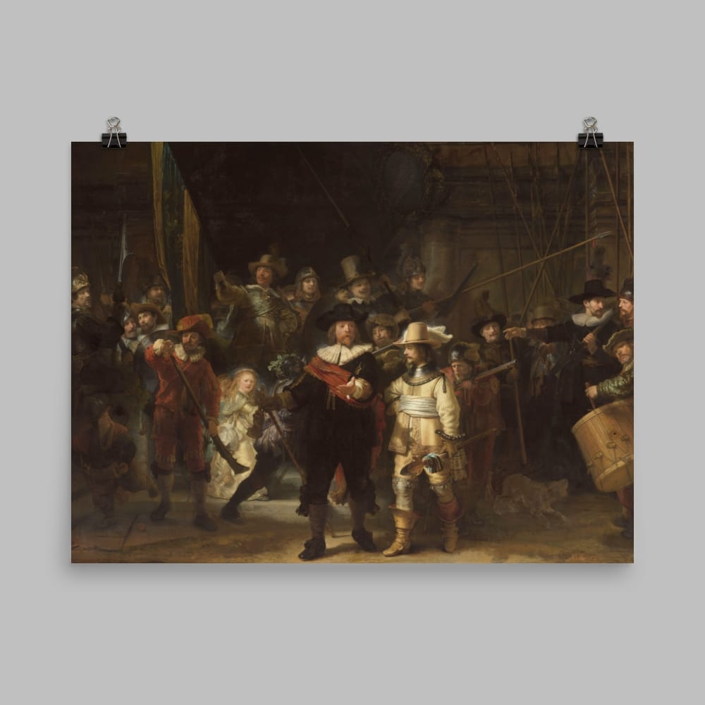 Art Print Open Edition, Artist Rembrandt Harmenszoon Van Rijn, Artwork 