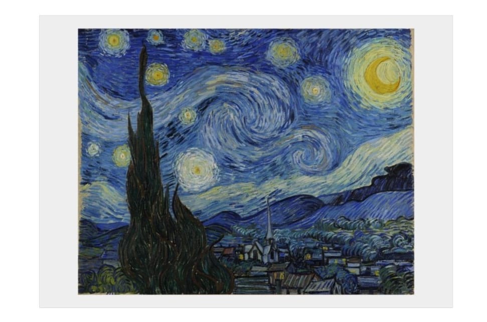 Art Print Open Edition, Artist Vincent Van Gogh, Artwork 