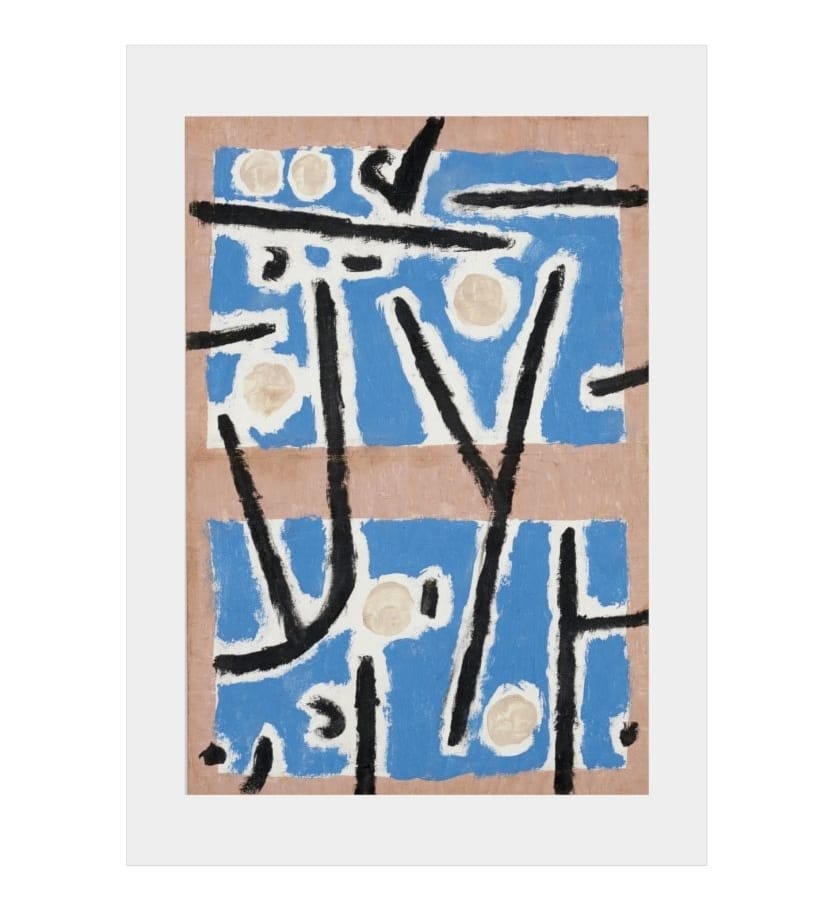 Art Print Open Edition, Artist Paul Klee, Artwork 