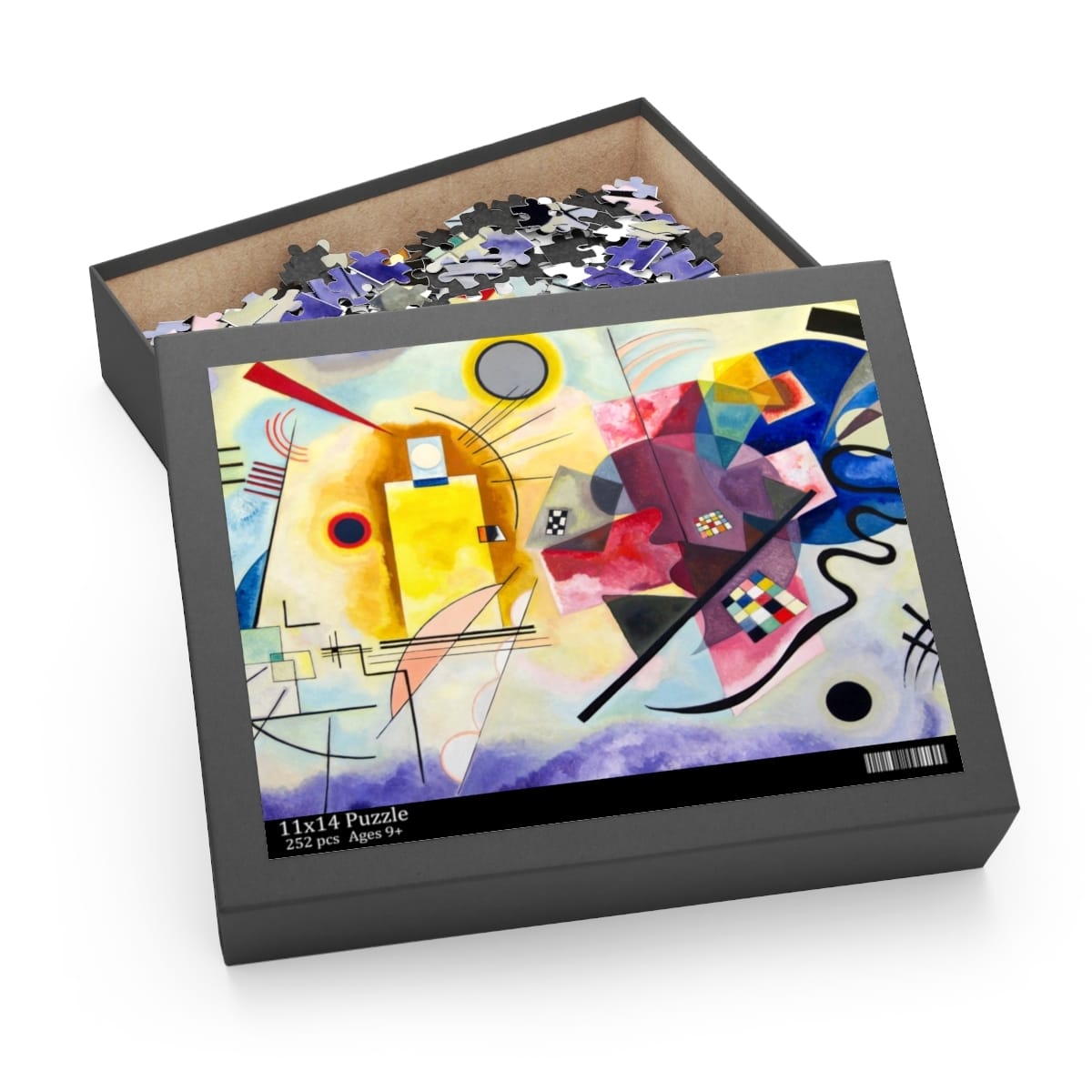 Art Puzzle 252 Pieces, Artist Wassily Kandinsky, Artwork 