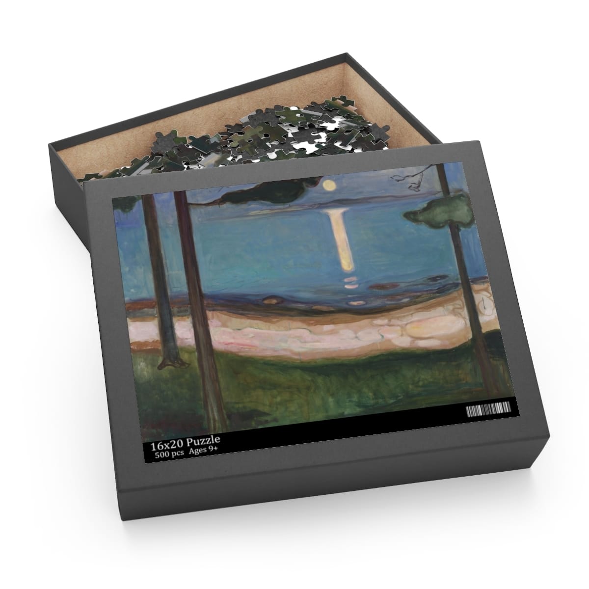 Art Puzzle 500 Pieces, Artist Edvard Munch, Artwork 