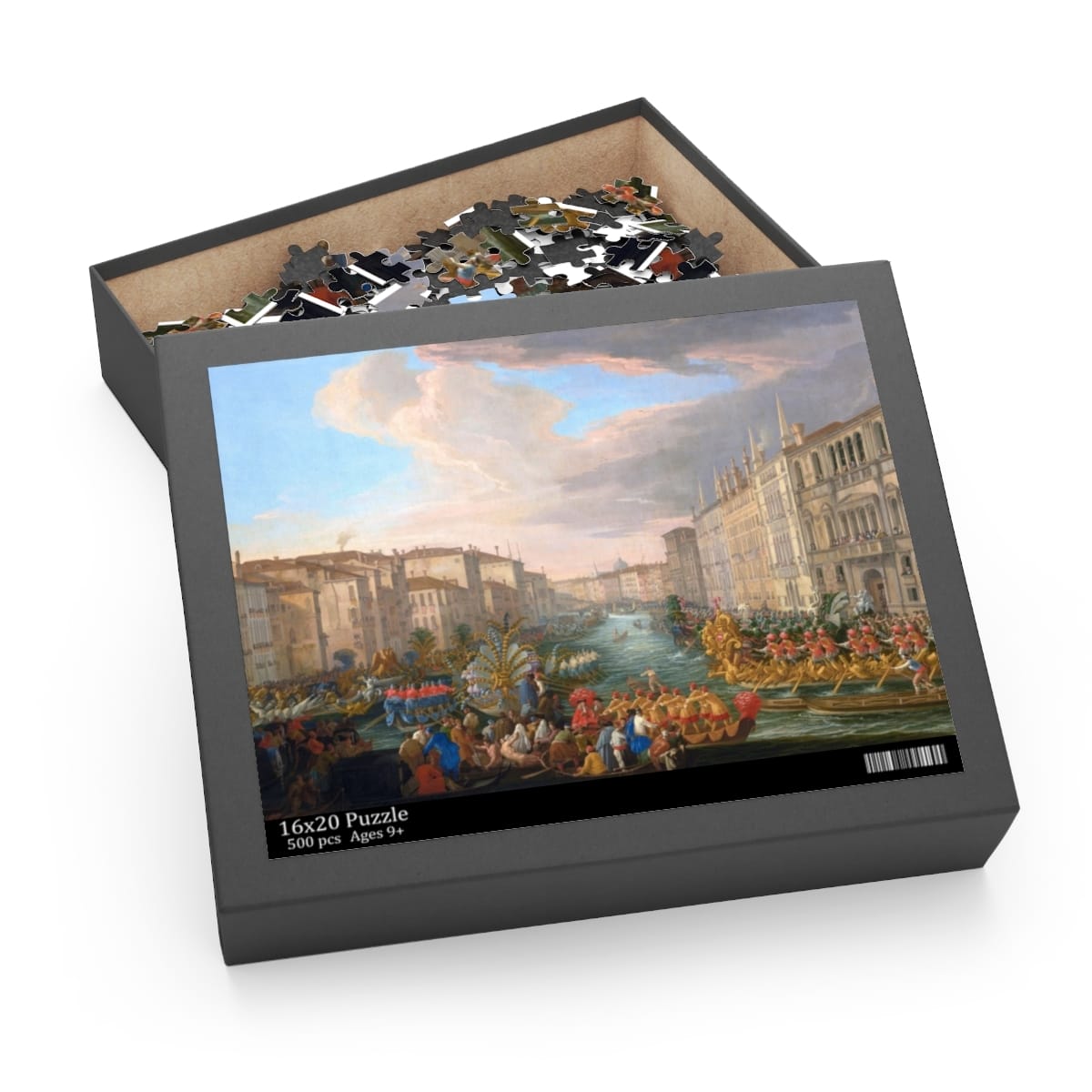 Art Puzzle 500 Pieces, Artist Luca Carlevarijs, Artwork 