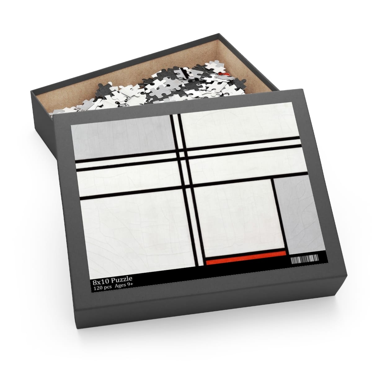 Art Puzzle, Artist Piet Mondrian, Artwork 