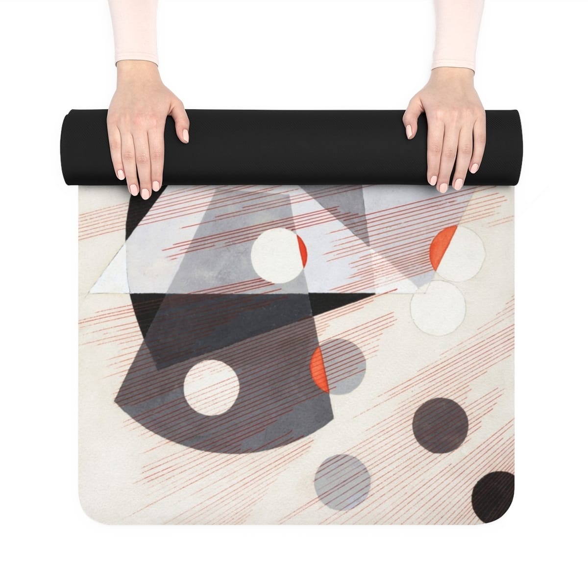 Art Rubber Yoga Mat, Artist Laszlo Moholy Nagy, Artwork 