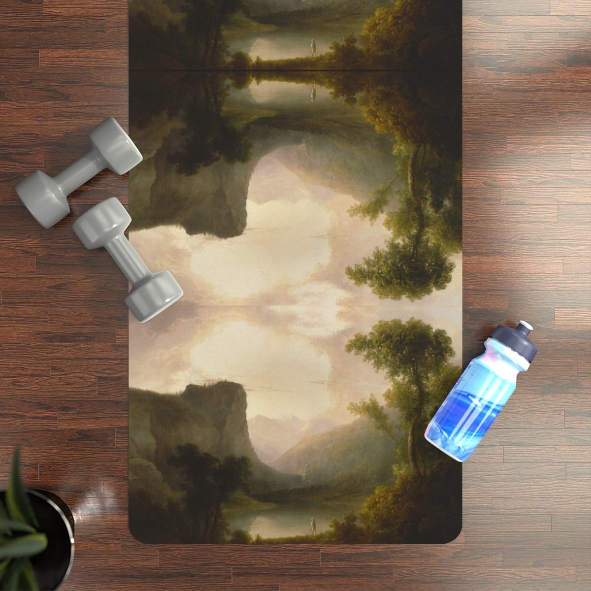 Art Rubber Yoga Mat, Artist Thomas Doughty, Artwork 