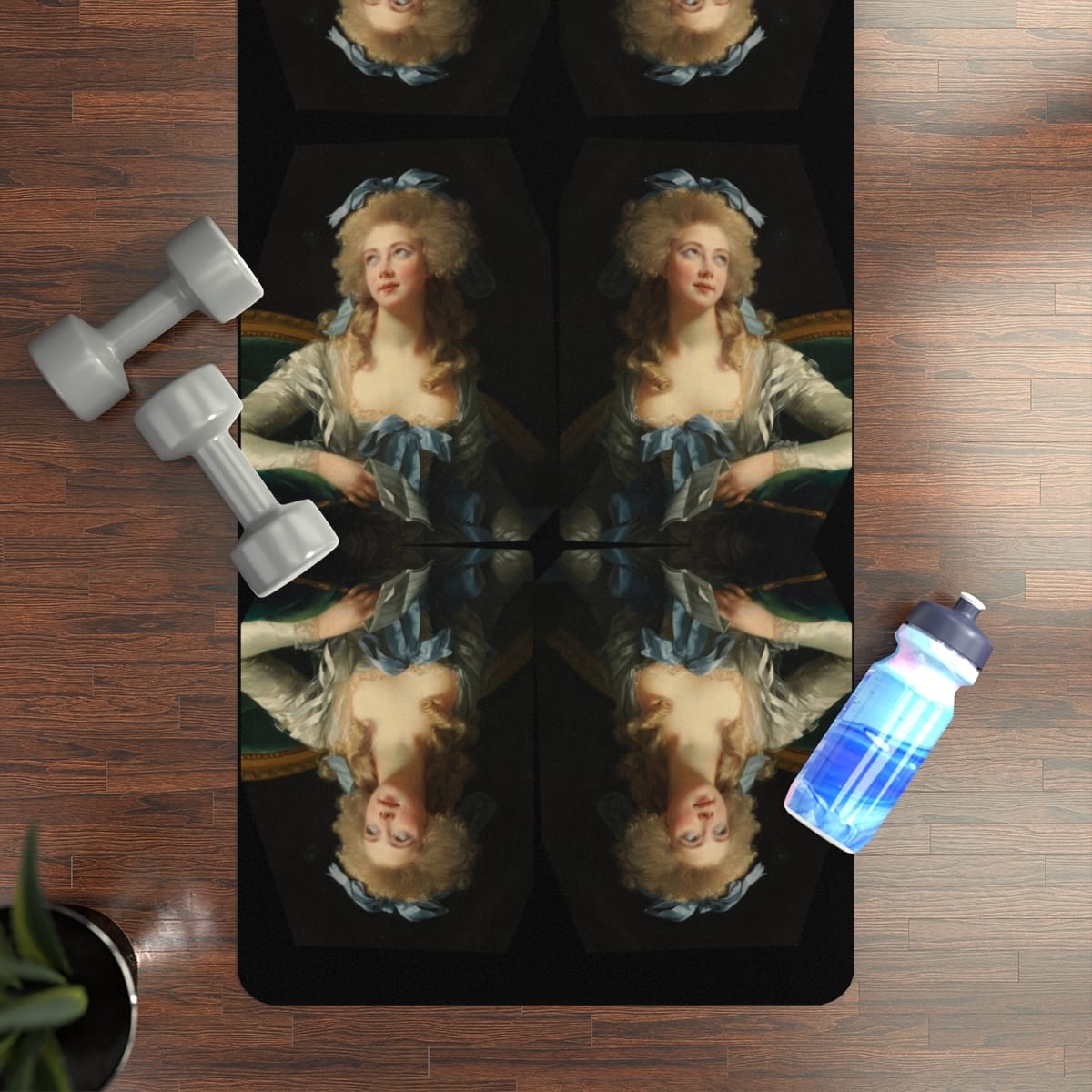 Art Rubber Yoga Mat, Artist Elisabeth Louise Vigee Le Brun, Artwork 