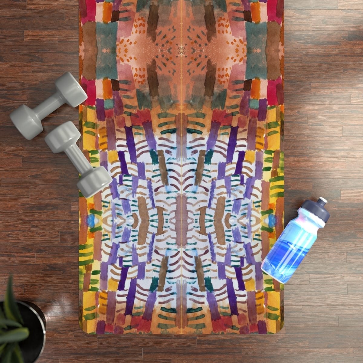 Art Rubber Yoga Mat, Artist Paul Klee, Artwork 