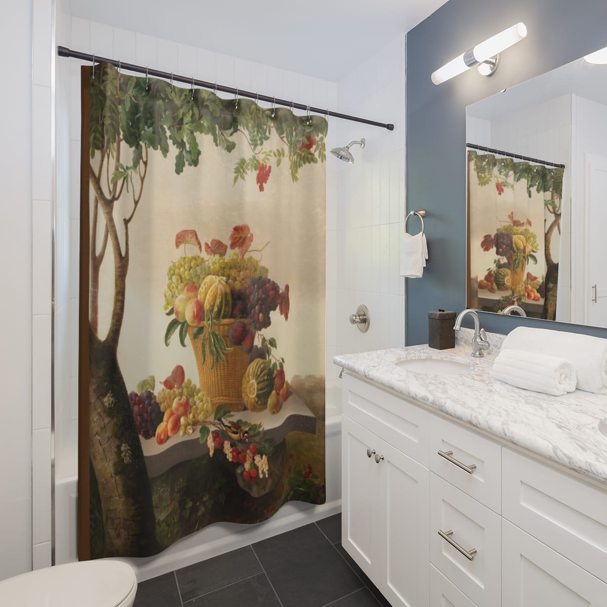 Main artwork: A Basket of Fruit in a Landscape