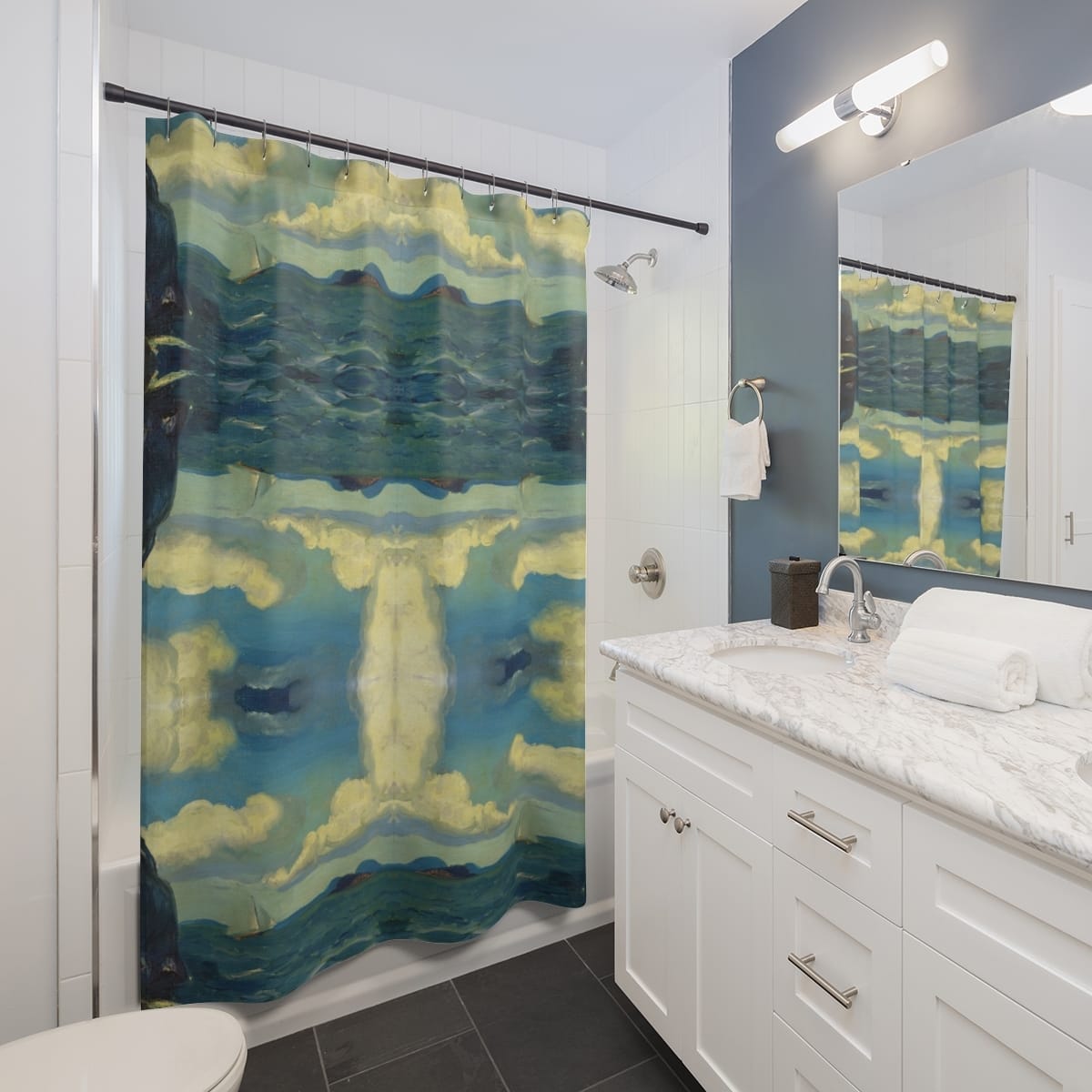 Art Shower Curtain, Artist George Wesley Bellows, Artwork 