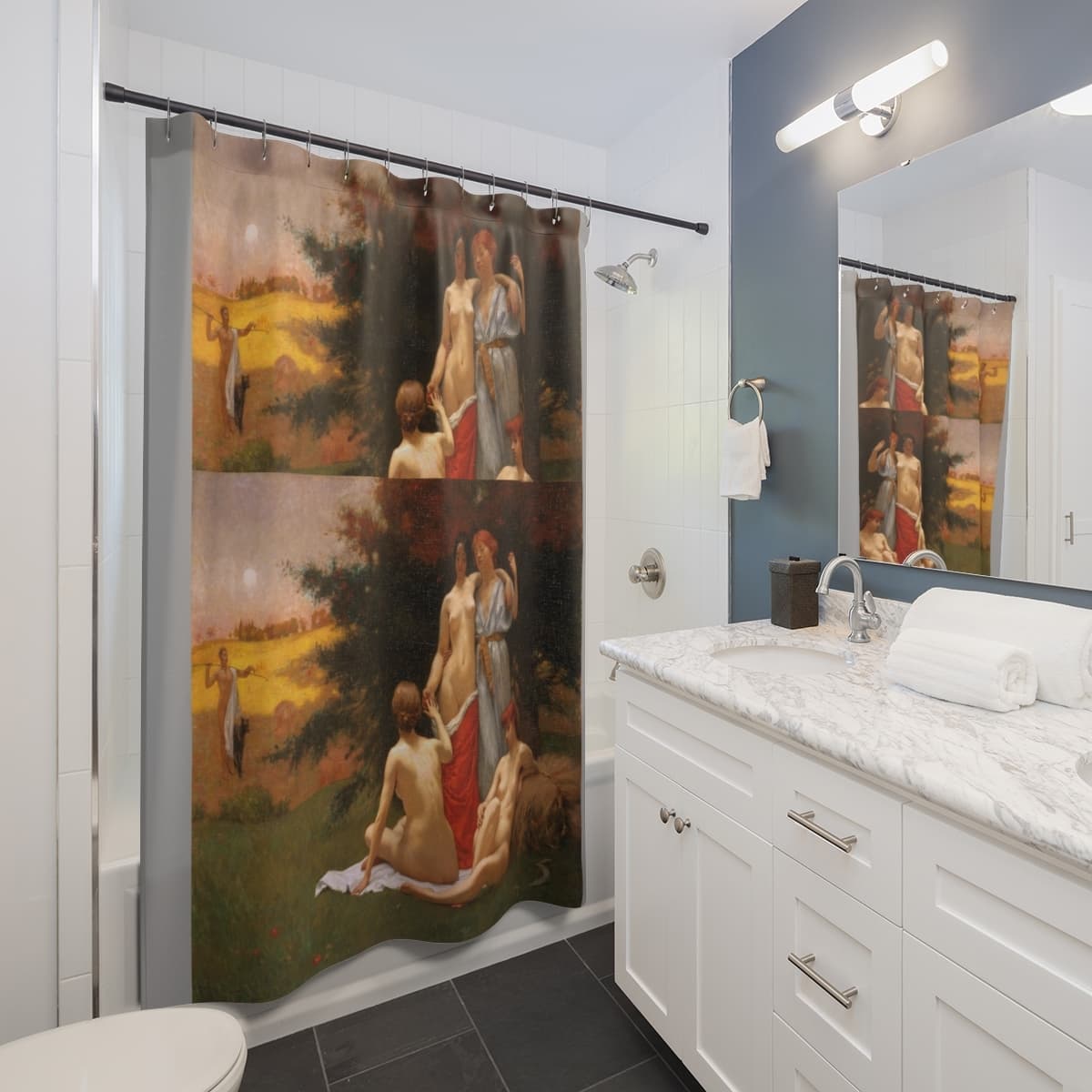 Art Shower Curtain, Artist Kenyon Cox, Artwork 