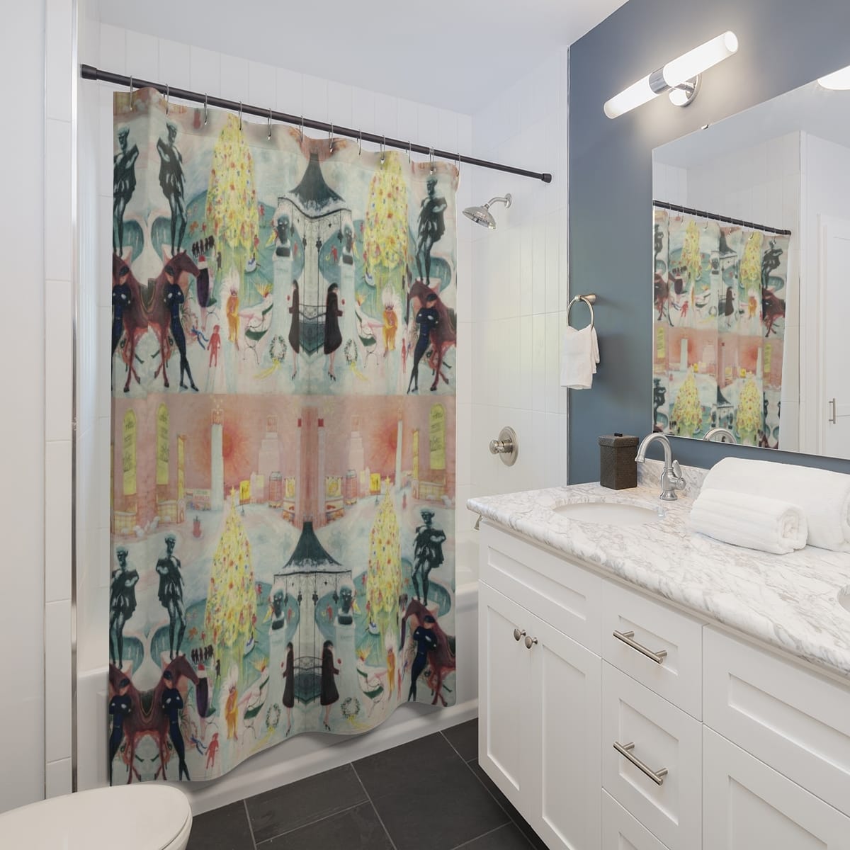 Art Shower Curtain, Artist Florine Stettheimer, Artwork 