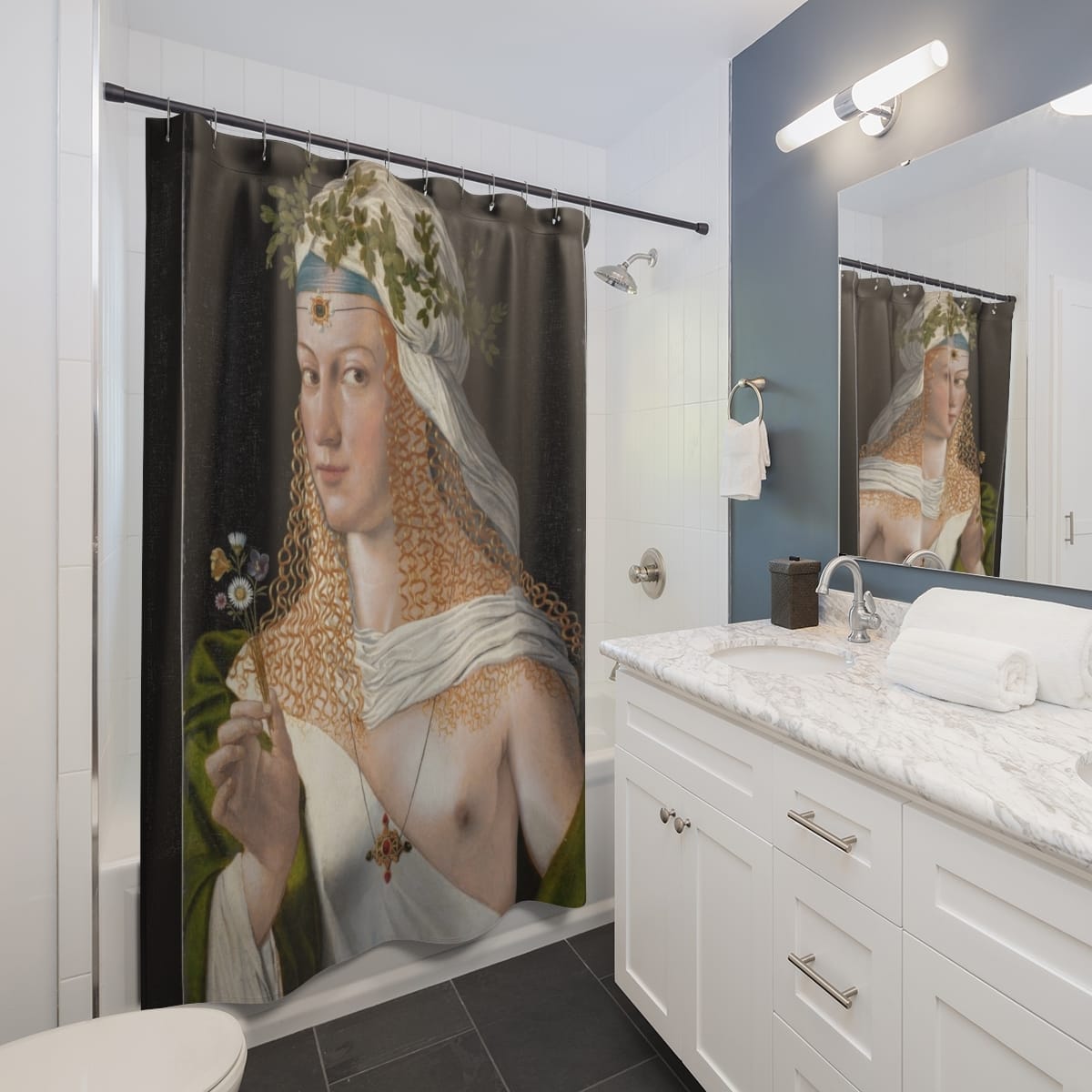 Art Shower Curtain, Artist Bartolomeo Veneto, Artwork 