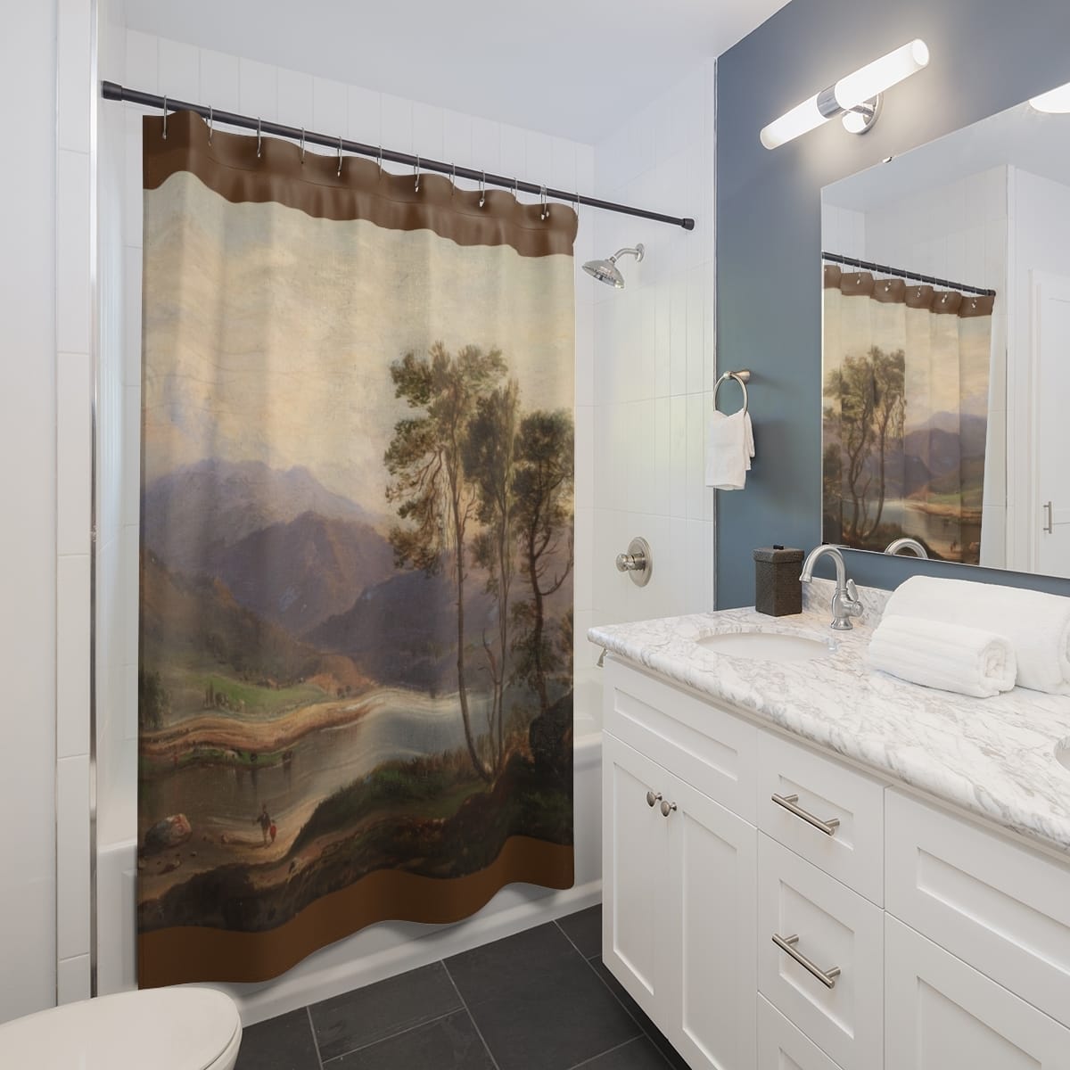 Art Shower Curtain, Artist Robert S Duncanson, Artwork 