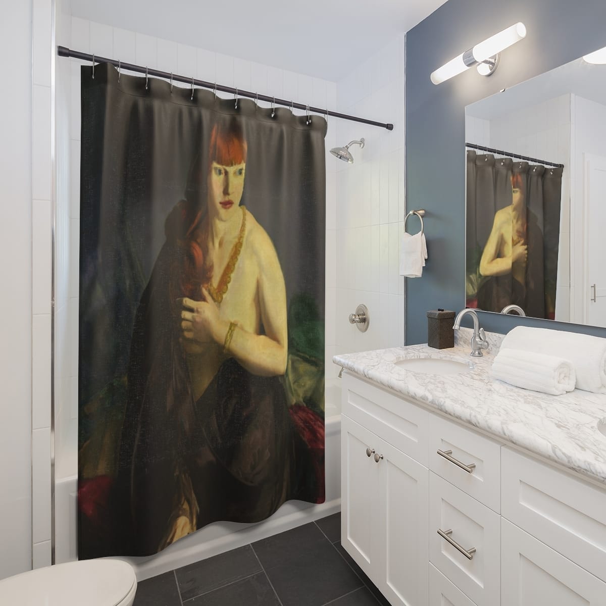 Art Shower Curtain, Artist George Wesley Bellows, Artwork 
