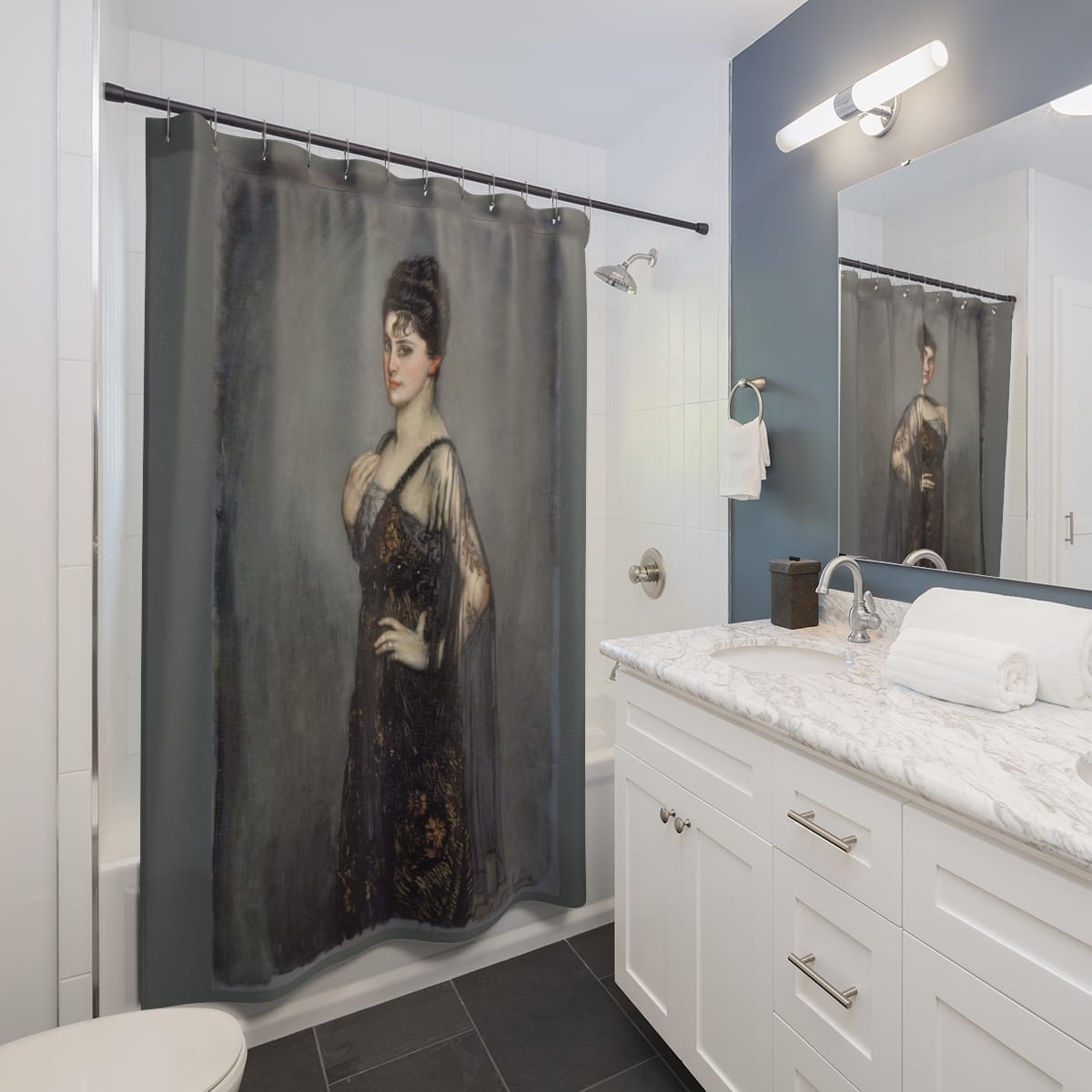 Art Shower Curtain, Artist Antonio De La Gandara, Artwork 