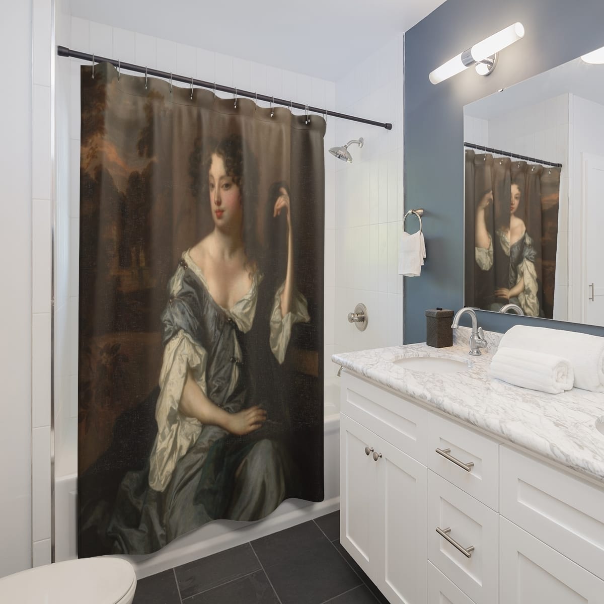 Art Shower Curtain, Artist Peter Lely, Artwork 