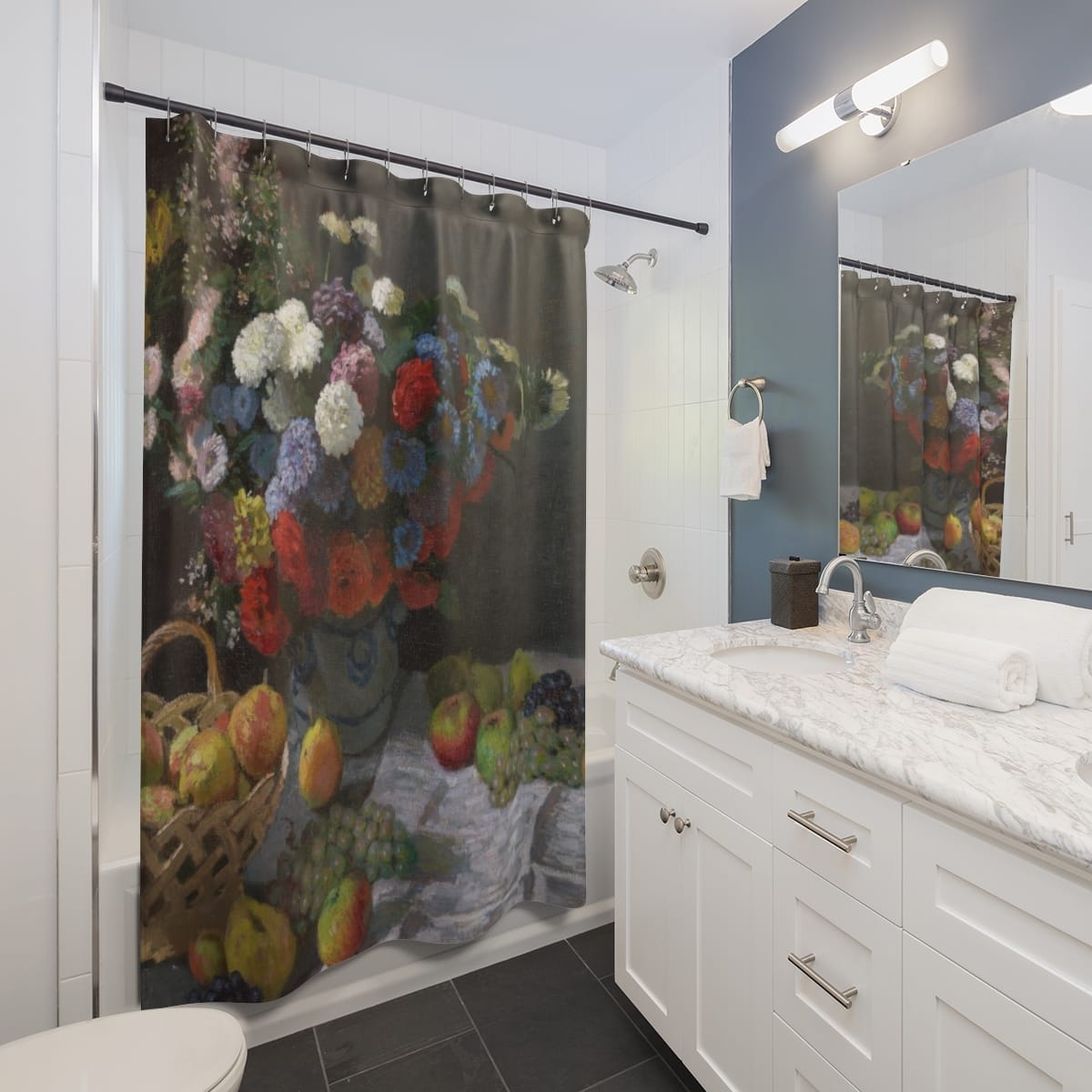 Art Shower Curtain, Artist Claude Monet, Artwork 