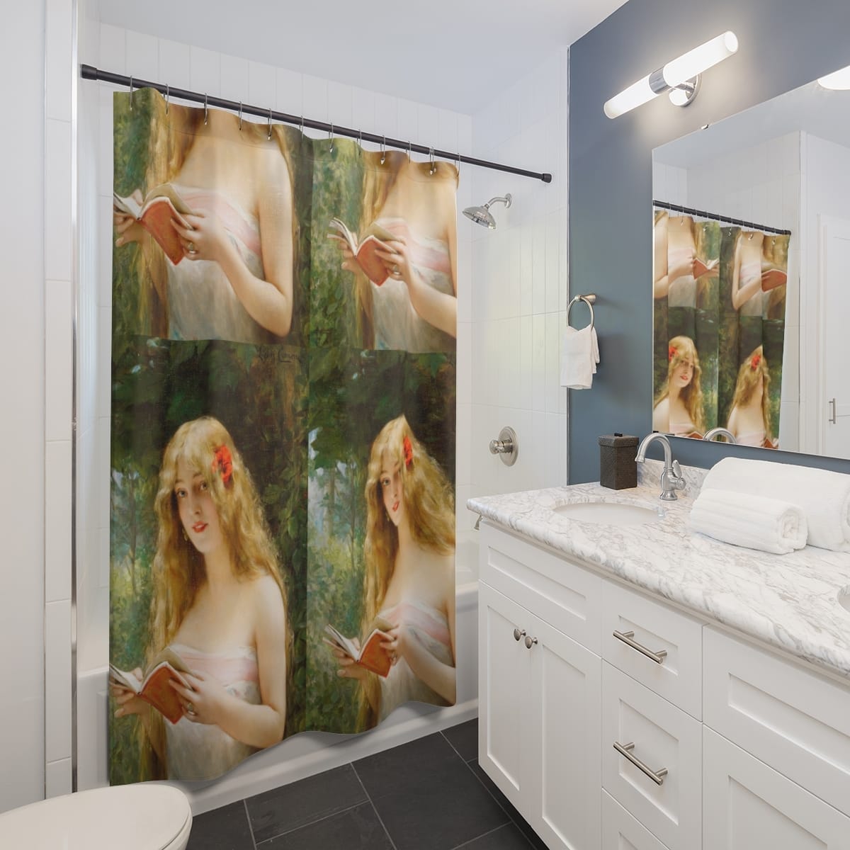 Art Shower Curtain, Artist Leon Comerre, Artwork 