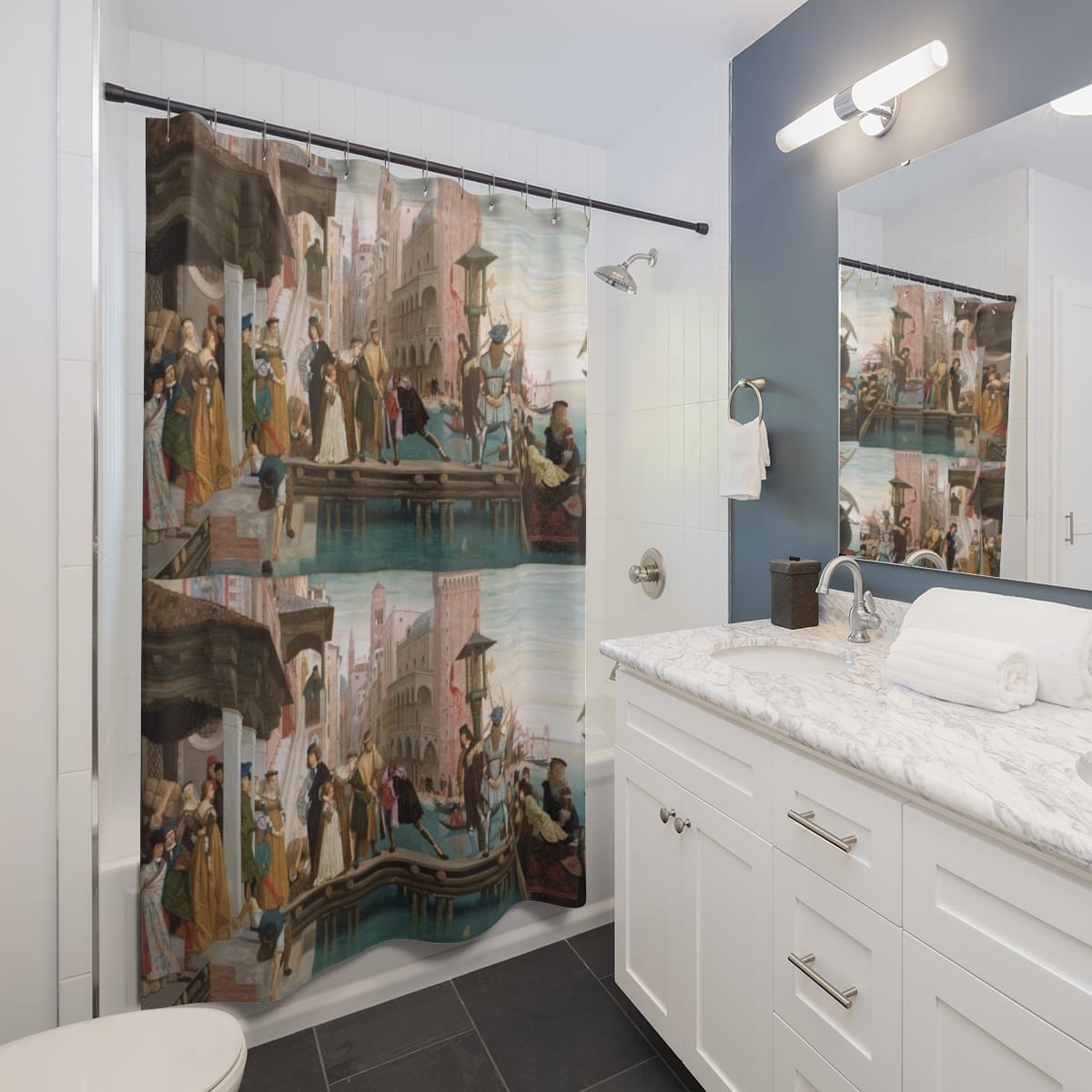 Art Shower Curtain, Artist James Jacques Joseph Tissot, Artwork 