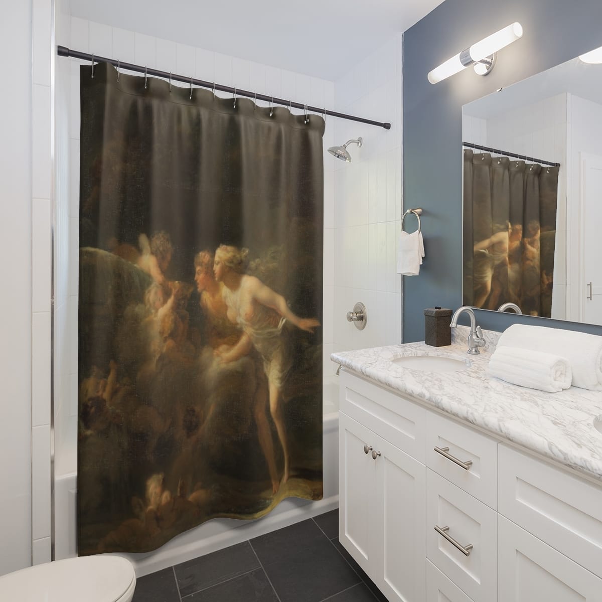 Art Shower Curtain, Artist Jean Honore Fragonard, Artwork 