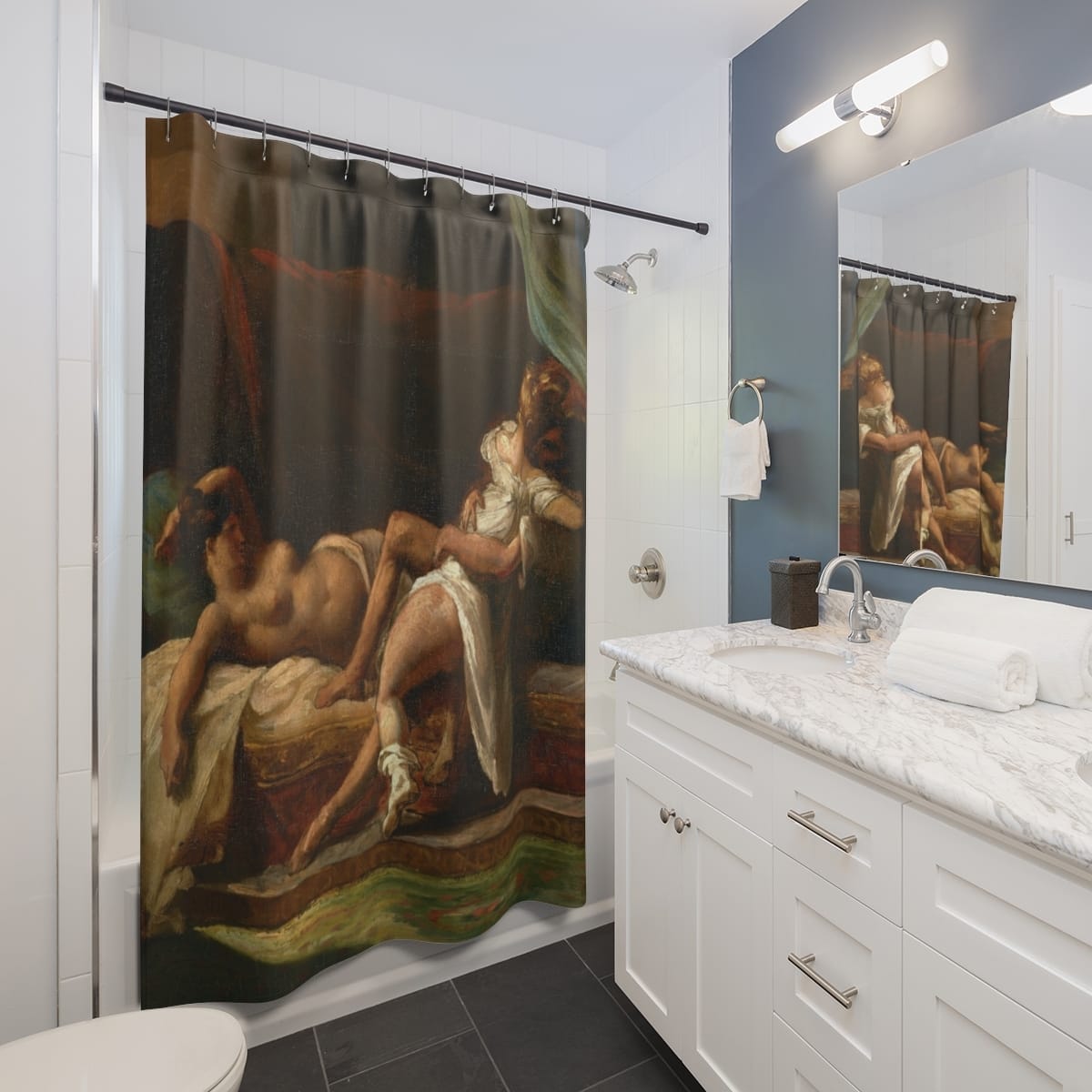 Art Shower Curtain, Artist Theodore Gericault, Artwork 