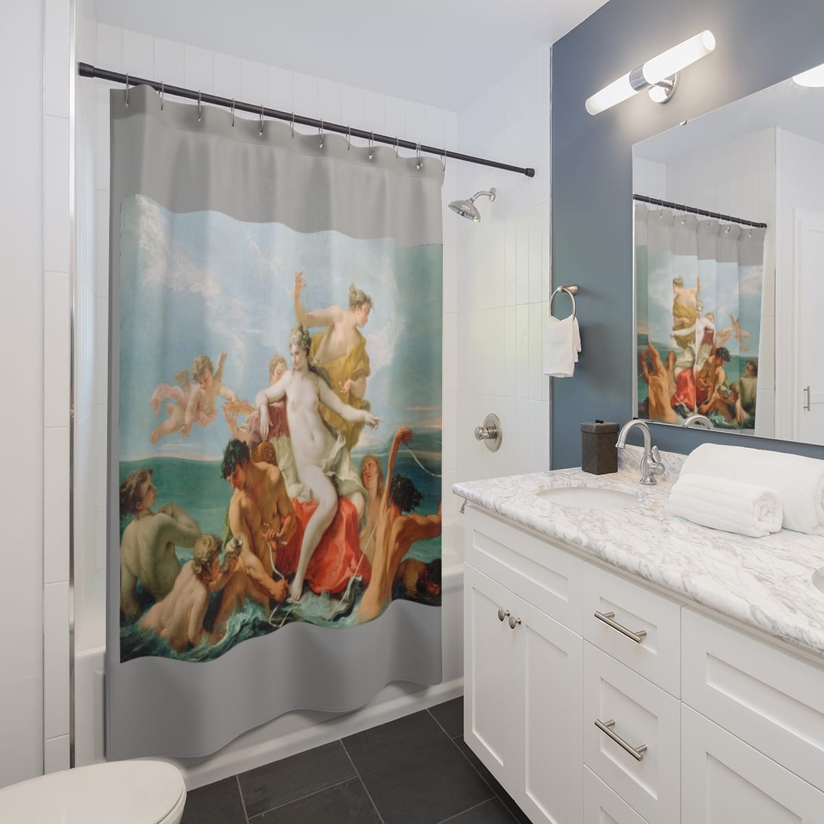 Art Shower Curtain, Artist Sebastiano Ricci, Artwork 