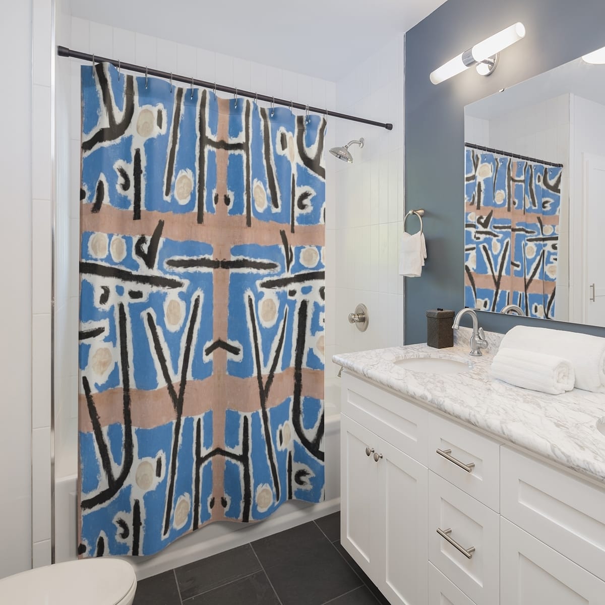 Art Shower Curtain, Artist Paul Klee, Artwork 