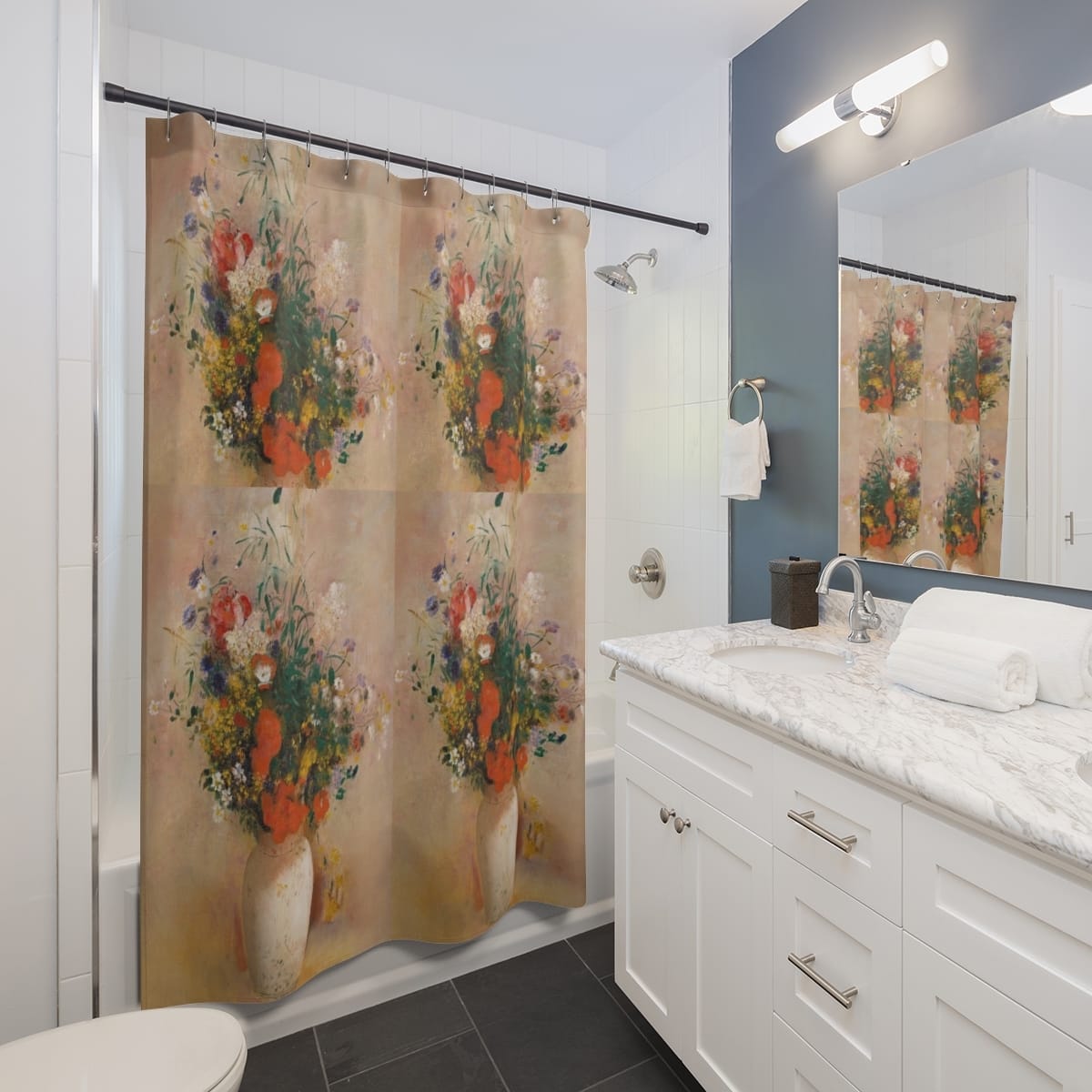 Art Shower Curtain, Artist Odilon Redon, Artwork 