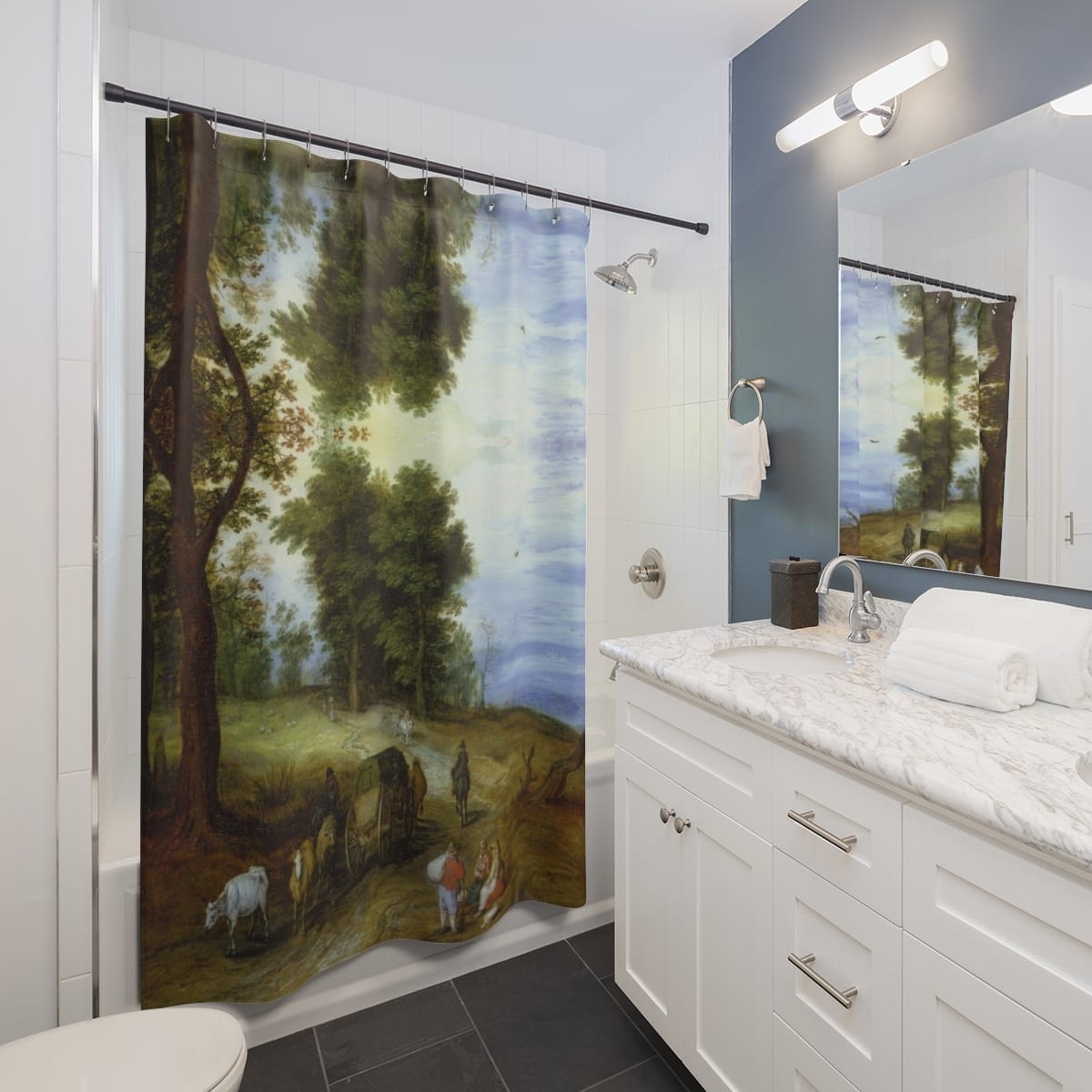 Art Shower Curtain, Artist Jan Brueghel The Elder, Artwork 