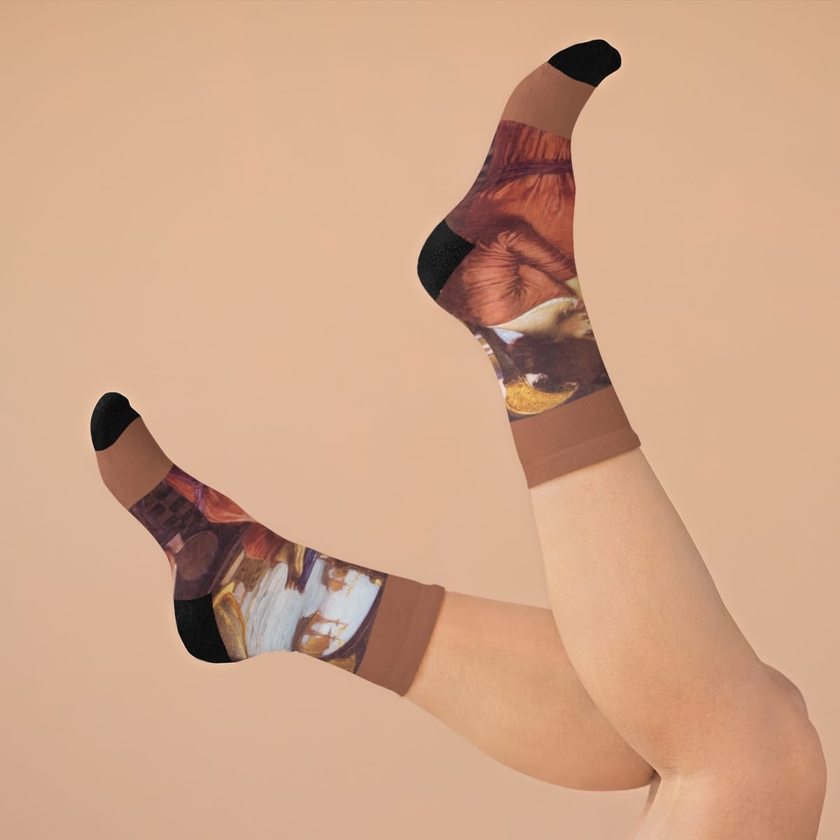 Art Socks Recycled Poly, Artist John William Waterhouse, Artwork 