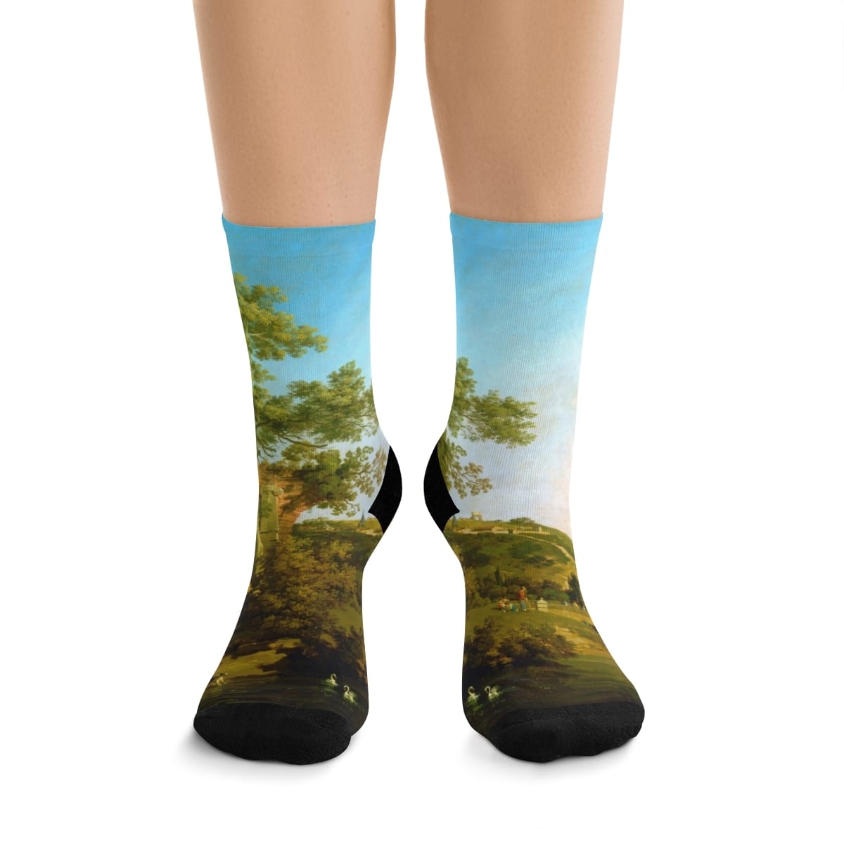 Art Socks Recycled Poly, Artist Canaletto, Artwork 