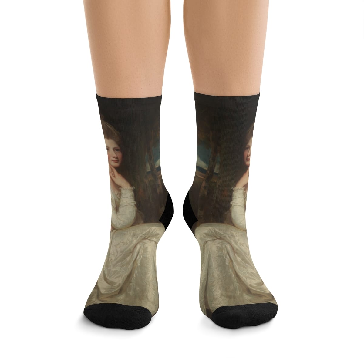 Art Socks Recycled Poly, Artist George Romney, Artwork 