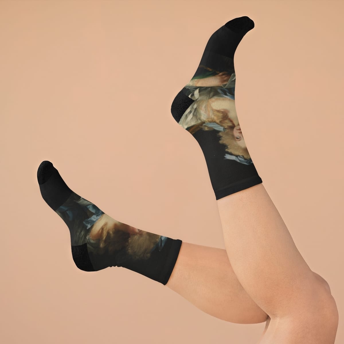 Art Socks Recycled Poly, Artist Elisabeth Louise Vigee Le Brun, Artwork 