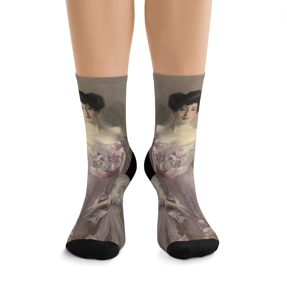 Art Socks Recycled Poly, Artist Giovanni Boldini, Artwork 
