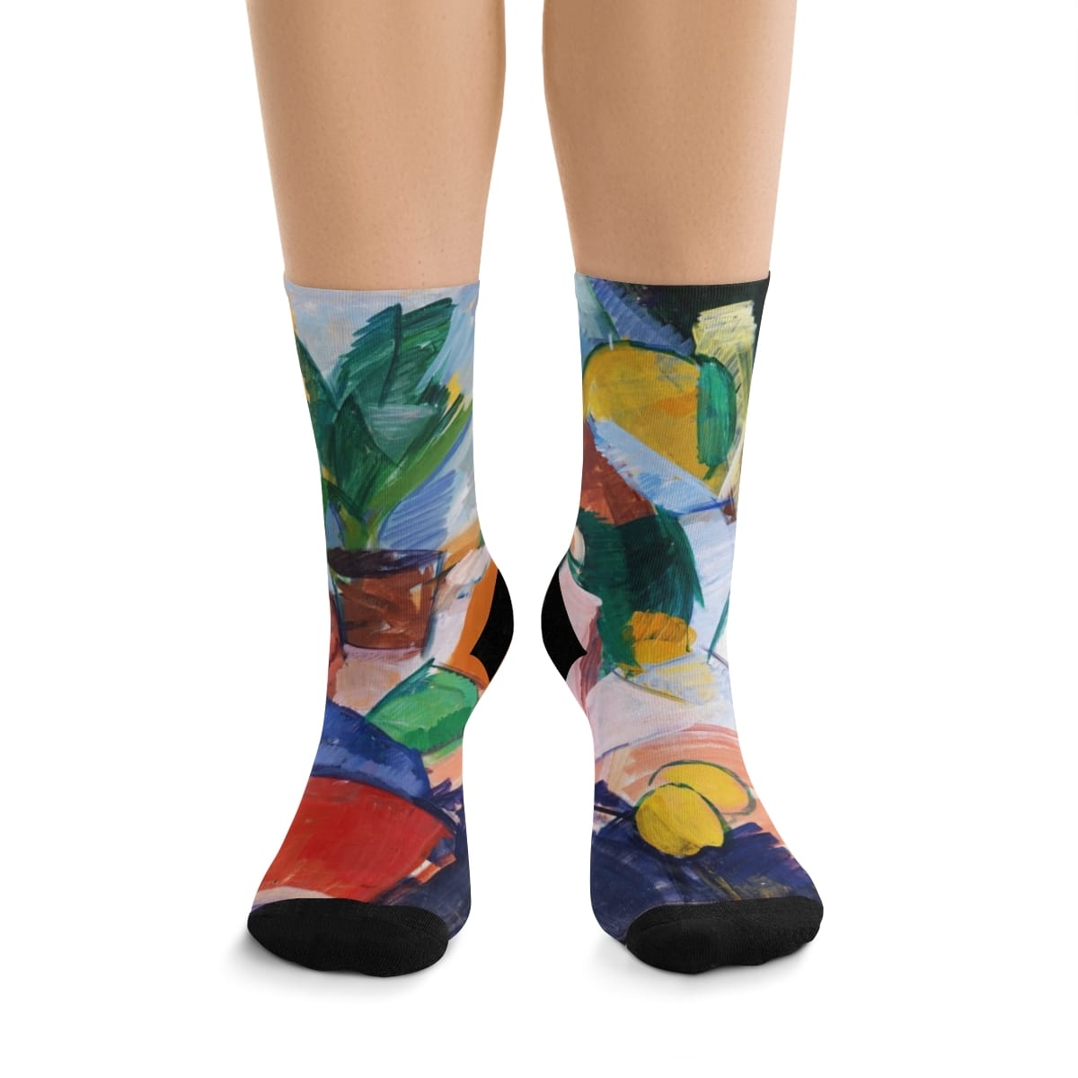 Art Socks Recycled Poly, Artist Edvard Weie, Artwork 