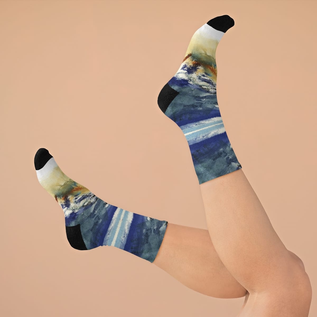 Art Socks Recycled Poly, Artist John Marin, Artwork 