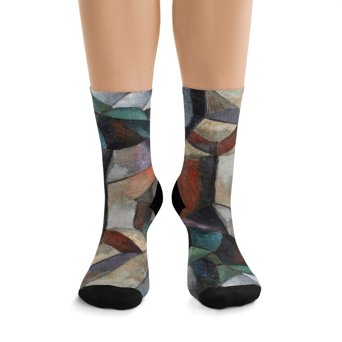 Art Socks Recycled Poly, Artist Ljubov Popova, Artwork 