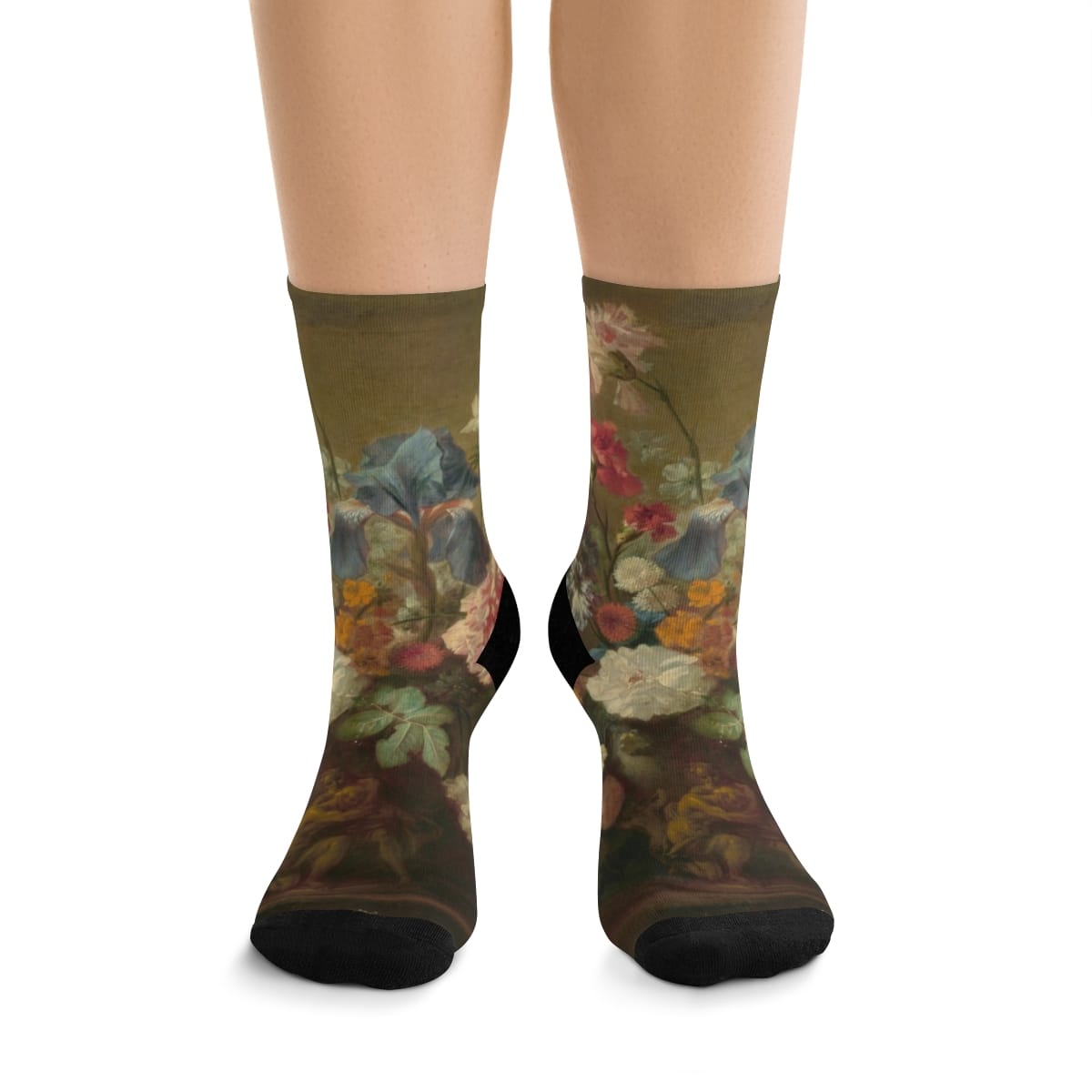 Art Socks Recycled Poly, Artist Jan Van Huysum, Artwork 
