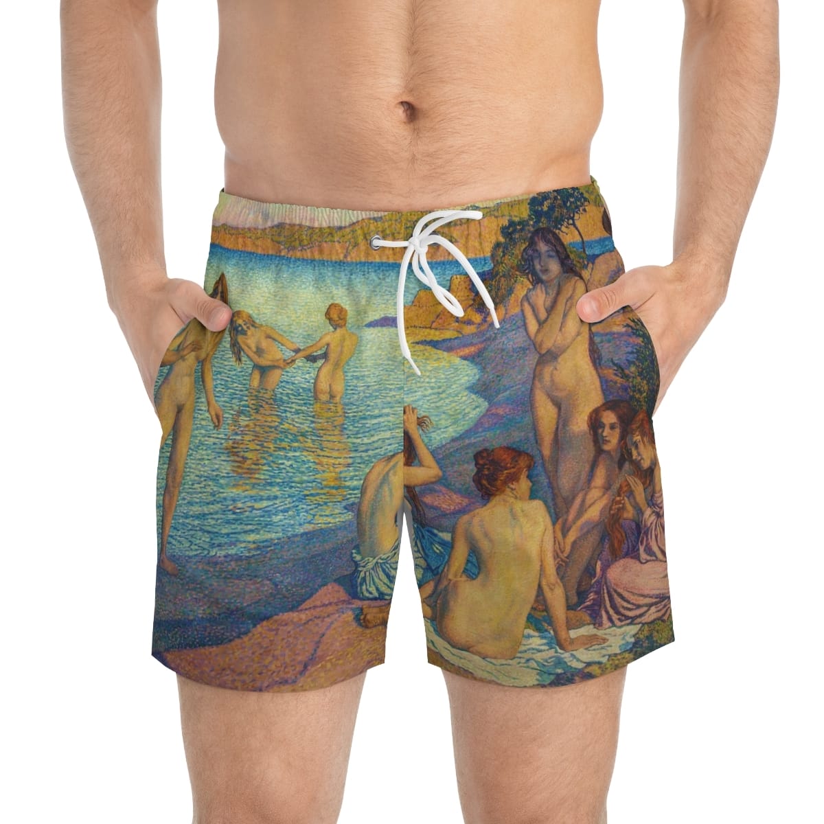 Art Swim Trunks, Artist Theo Van Rysselberghe, Artwork 