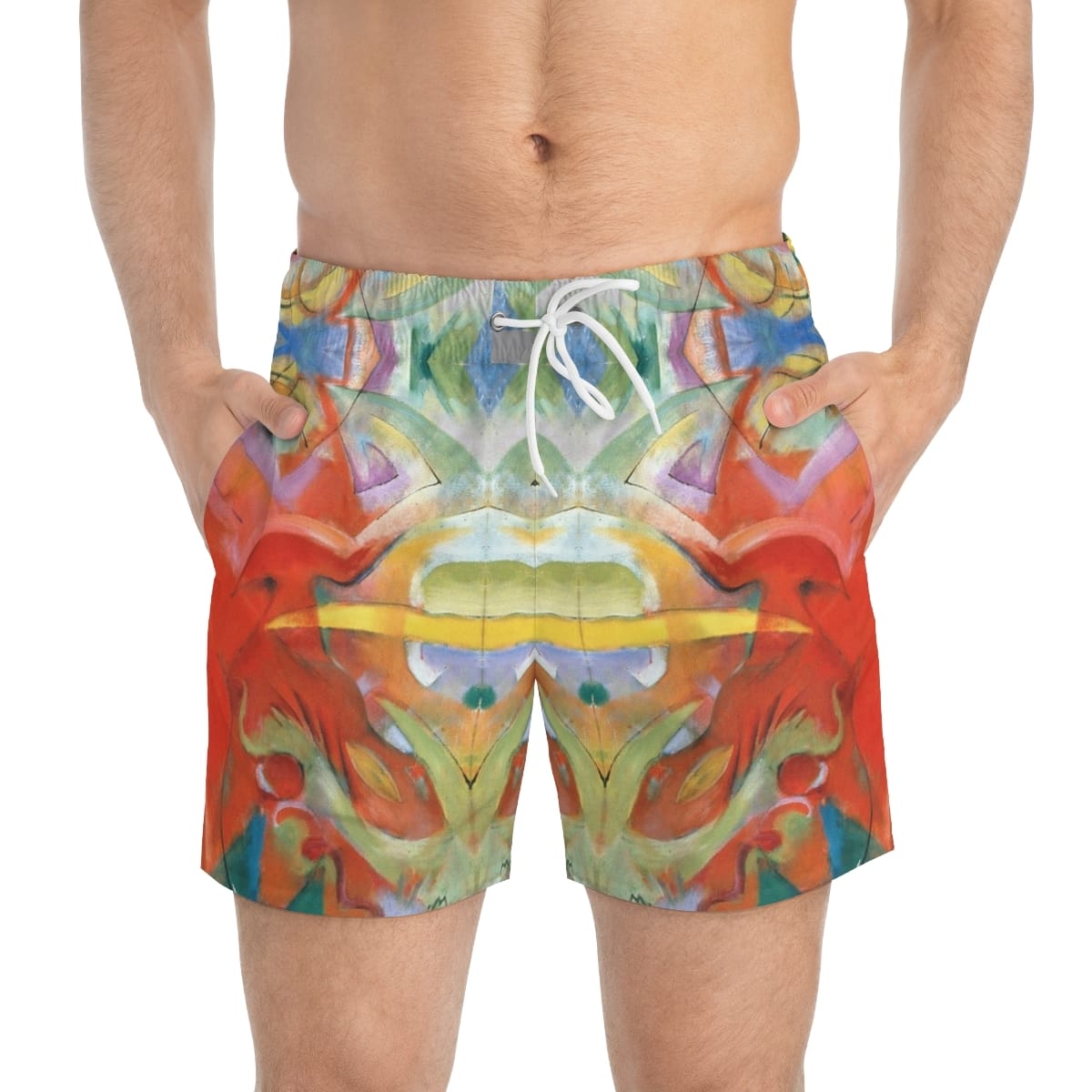 Art Swim Trunks, Artist Franz Marc, Artwork 