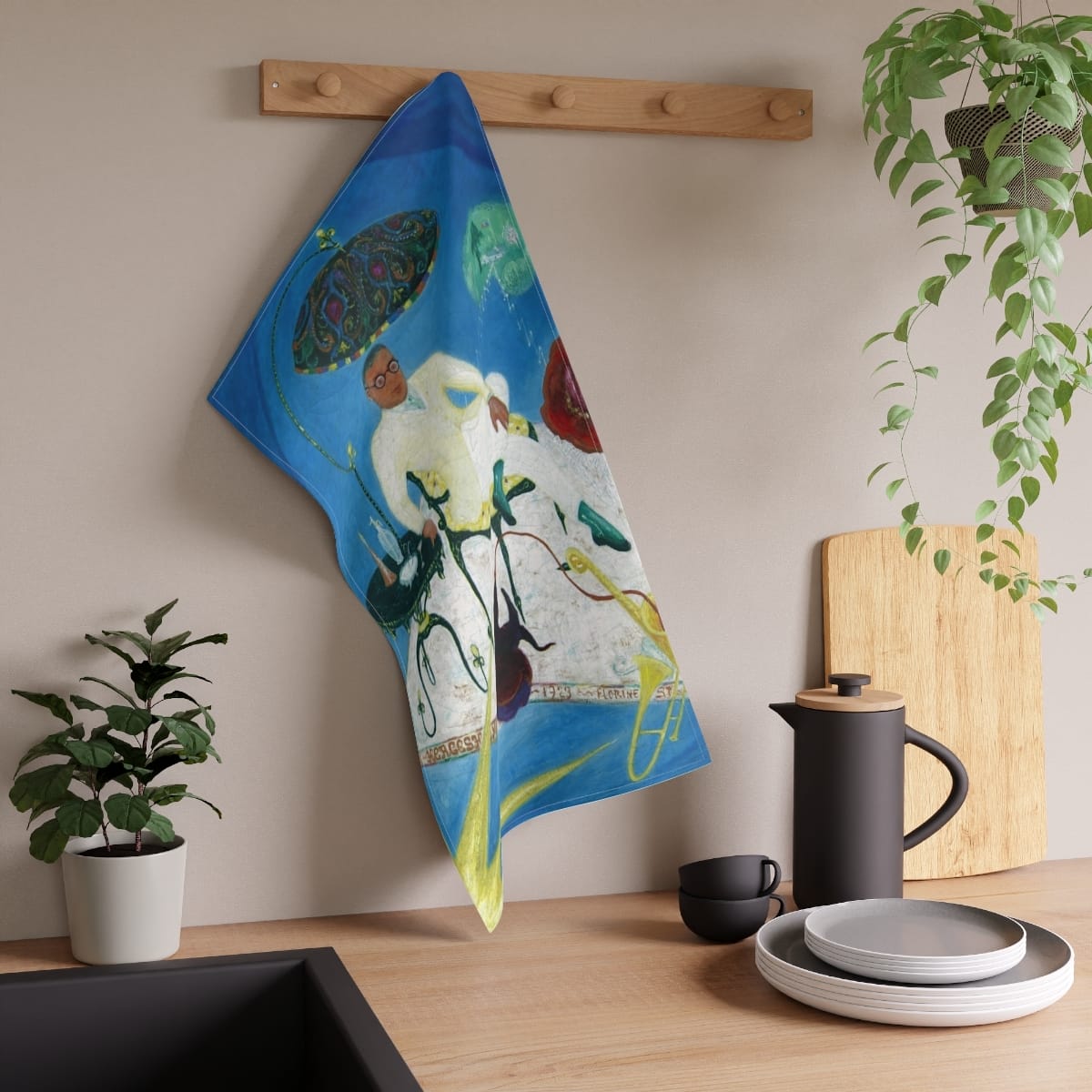 Art Tea Towels, Artist Florine Stettheimer, Artwork 