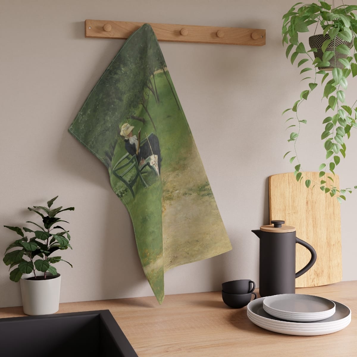 Art Tea Towels, Artist Sofie Werenskiold, Artwork 