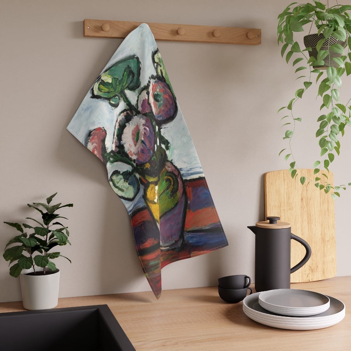 Art Tea Towels, Artist Henry Lyman Sayen, Artwork 