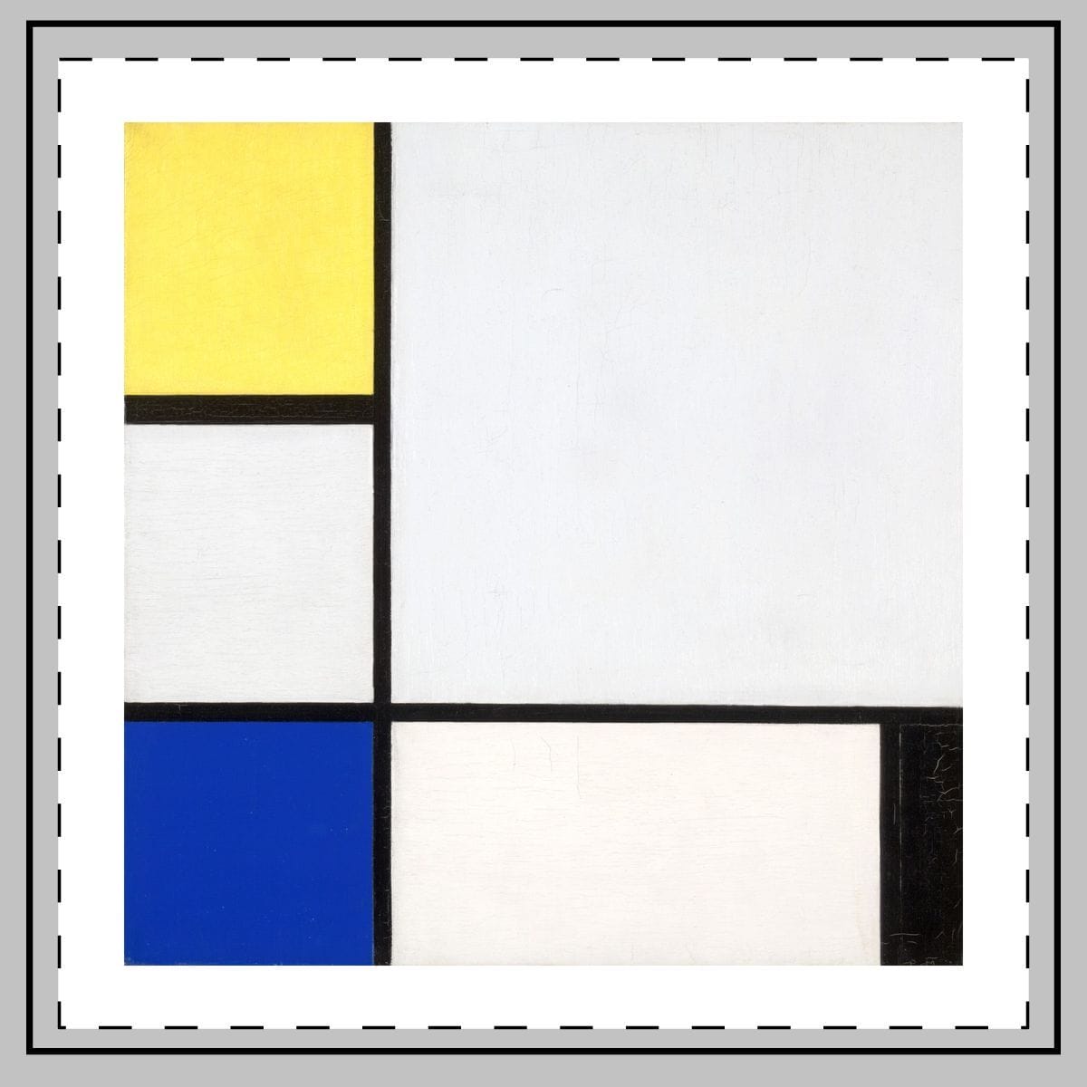 Art Throw Pillow, Artist Piet Mondrian, Artwork 
