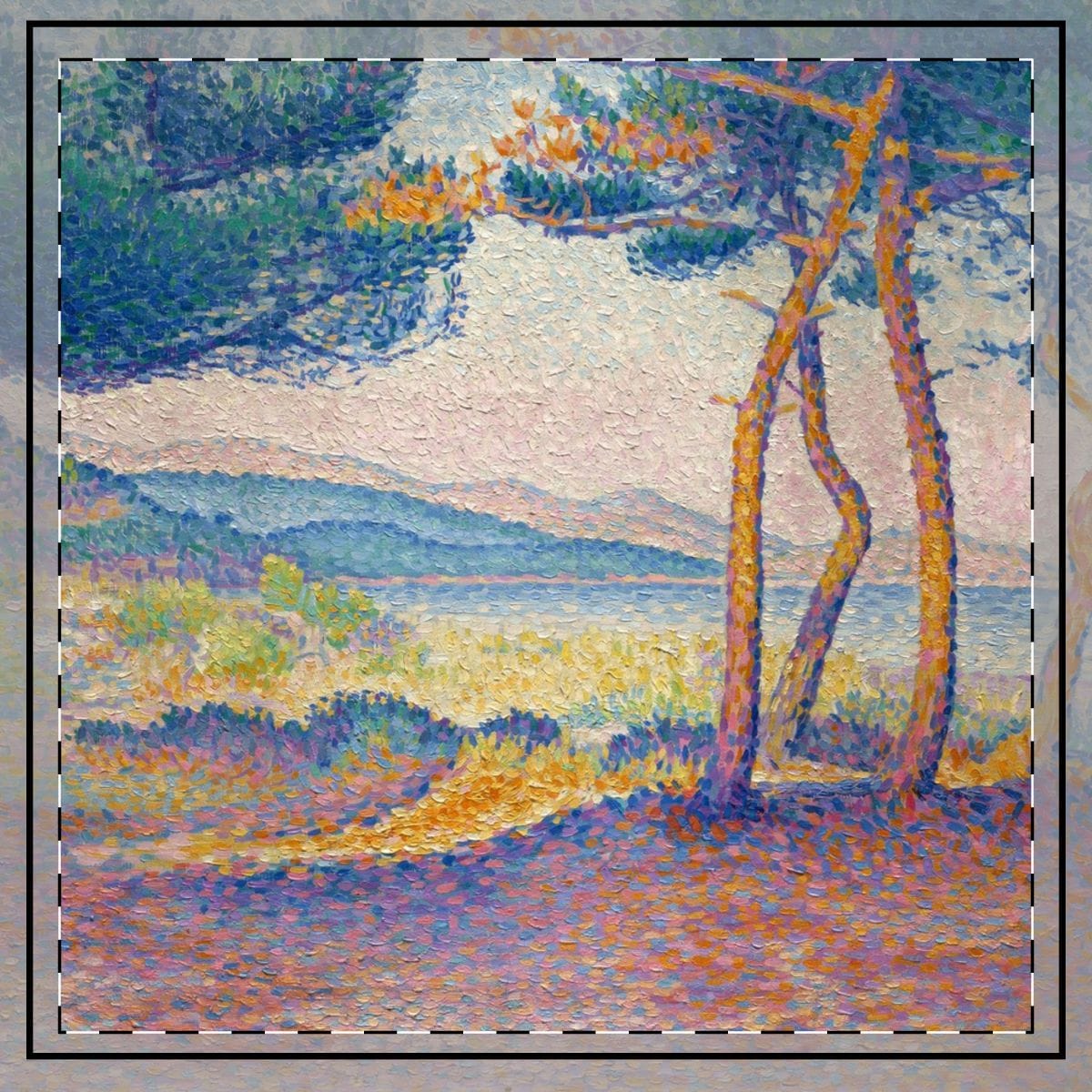 Art Throw Pillow, Artist Henri Edmond Cross, Artwork 