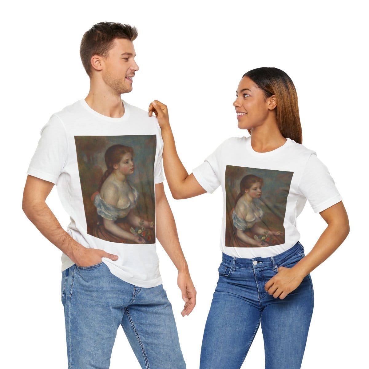 Art Unisex Jersey Short Sleeve Tee, Artist Pierre Auguste Renoir, Artwork 