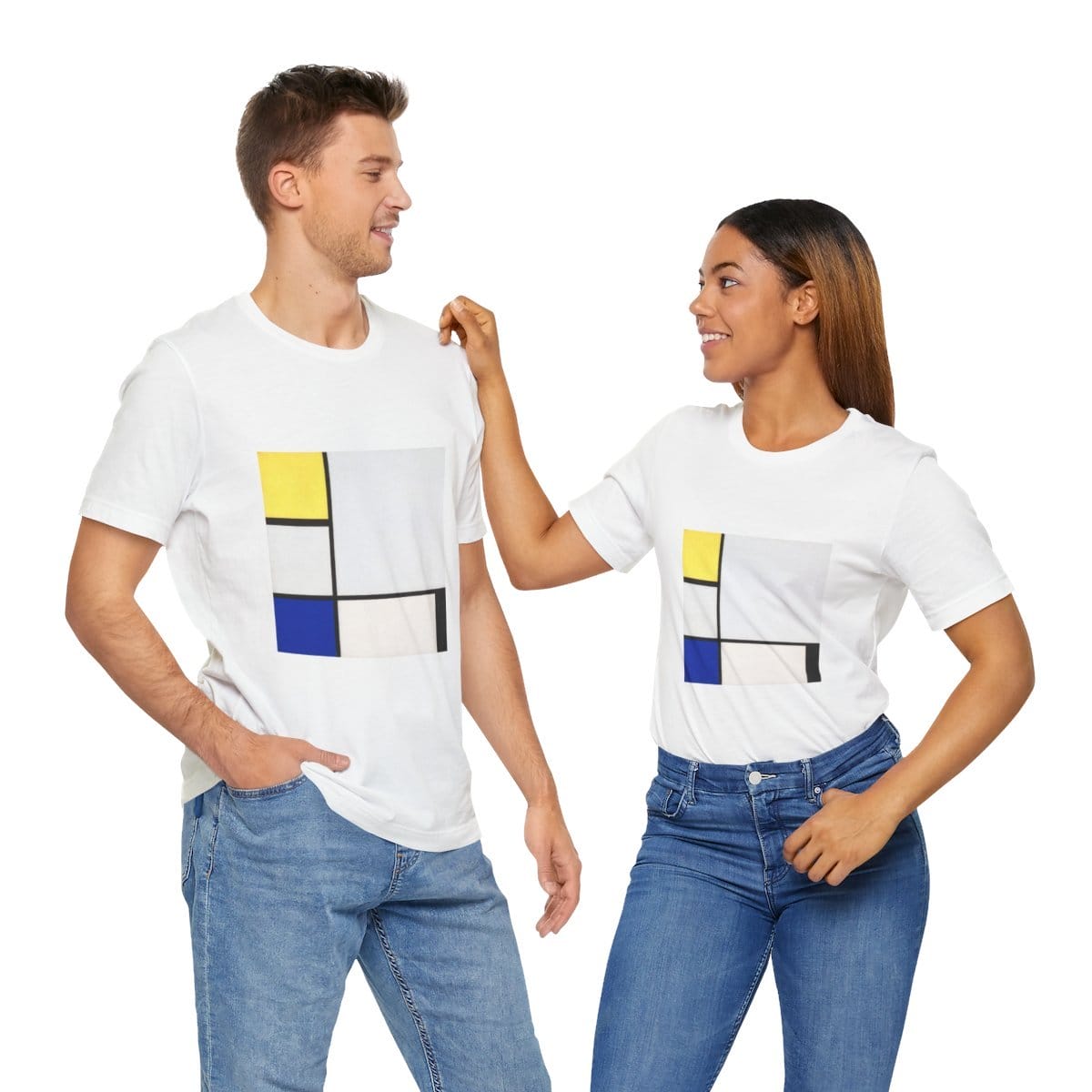 Art Unisex Jersey Short Sleeve Tee, Artist Piet Mondrian, Artwork 