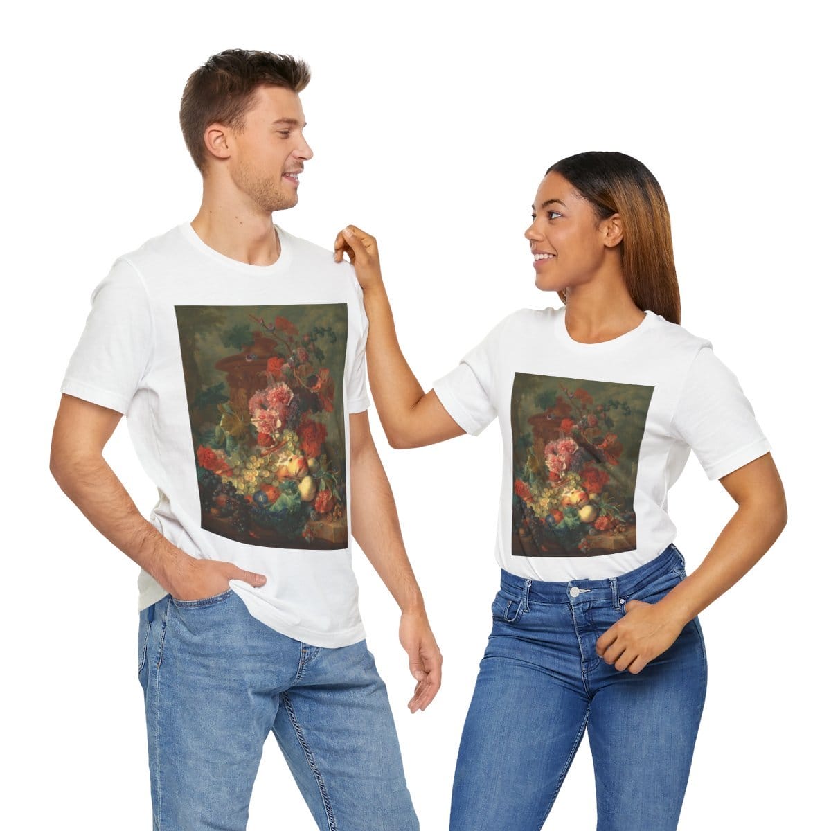 Art Unisex Jersey Short Sleeve Tee, Artist Jan Van Huysum, Artwork 