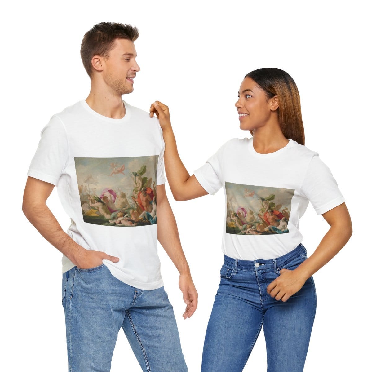 Art Unisex Jersey Short Sleeve Tee, Artist Eustache Le Sueur, Artwork 