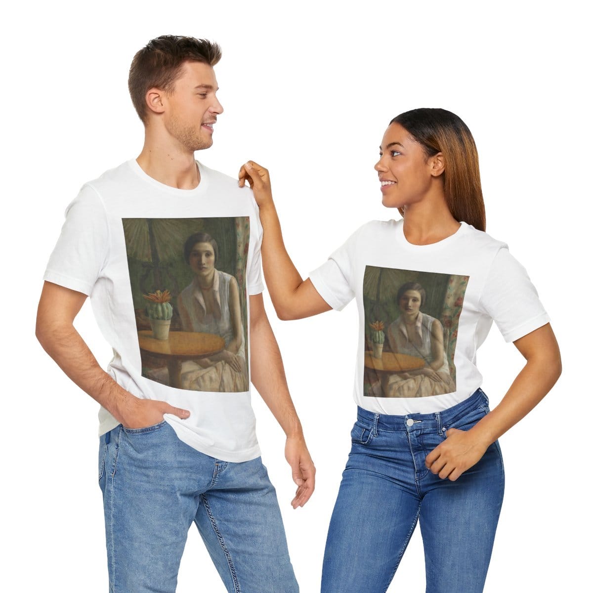 Art Unisex Jersey Short Sleeve Tee, Artist Frederick Carl Frieseke, Artwork 